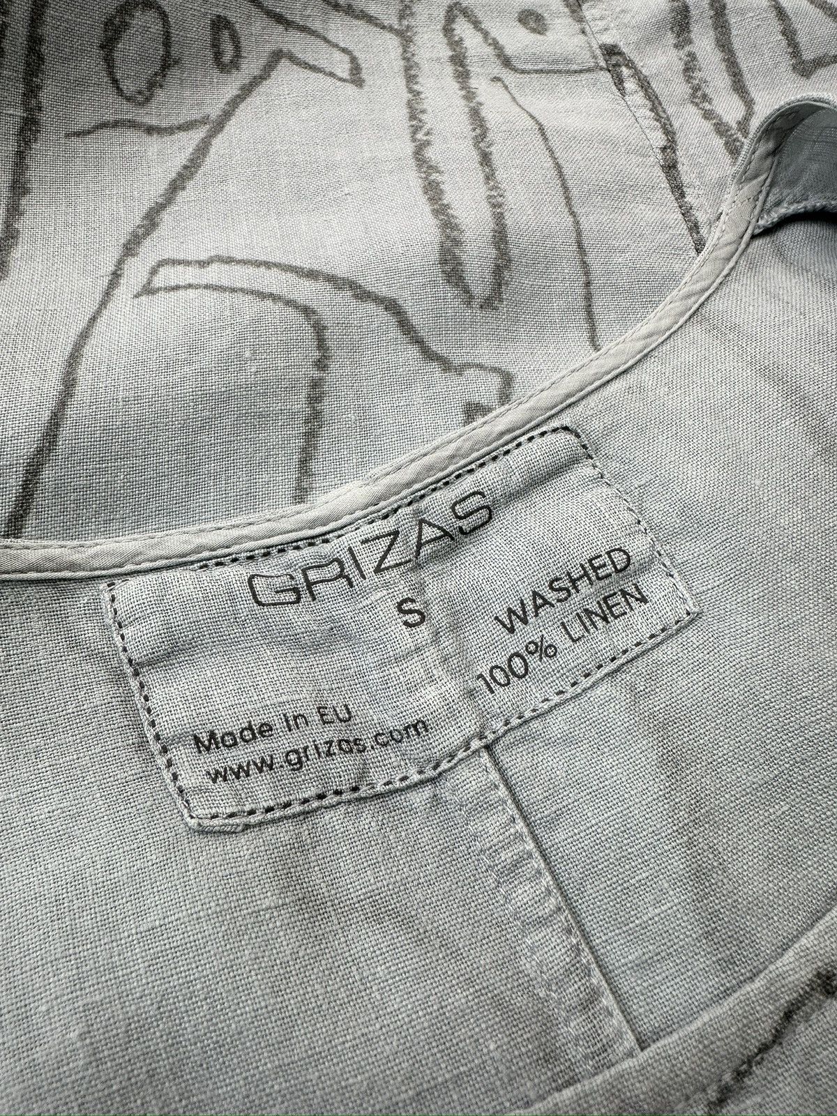 Other GRIZAS Washed 100% Linen Short Sleeve Dress Size S / US 4 / IT 40 - 11 Thumbnail