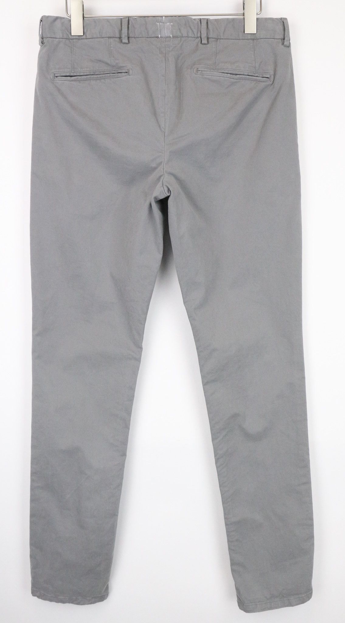 Suitsupply PORTO UK40R Grey Cotton Stretch Trousers 74267 Size US 30 / EU 46 - 2 Thumbnail
