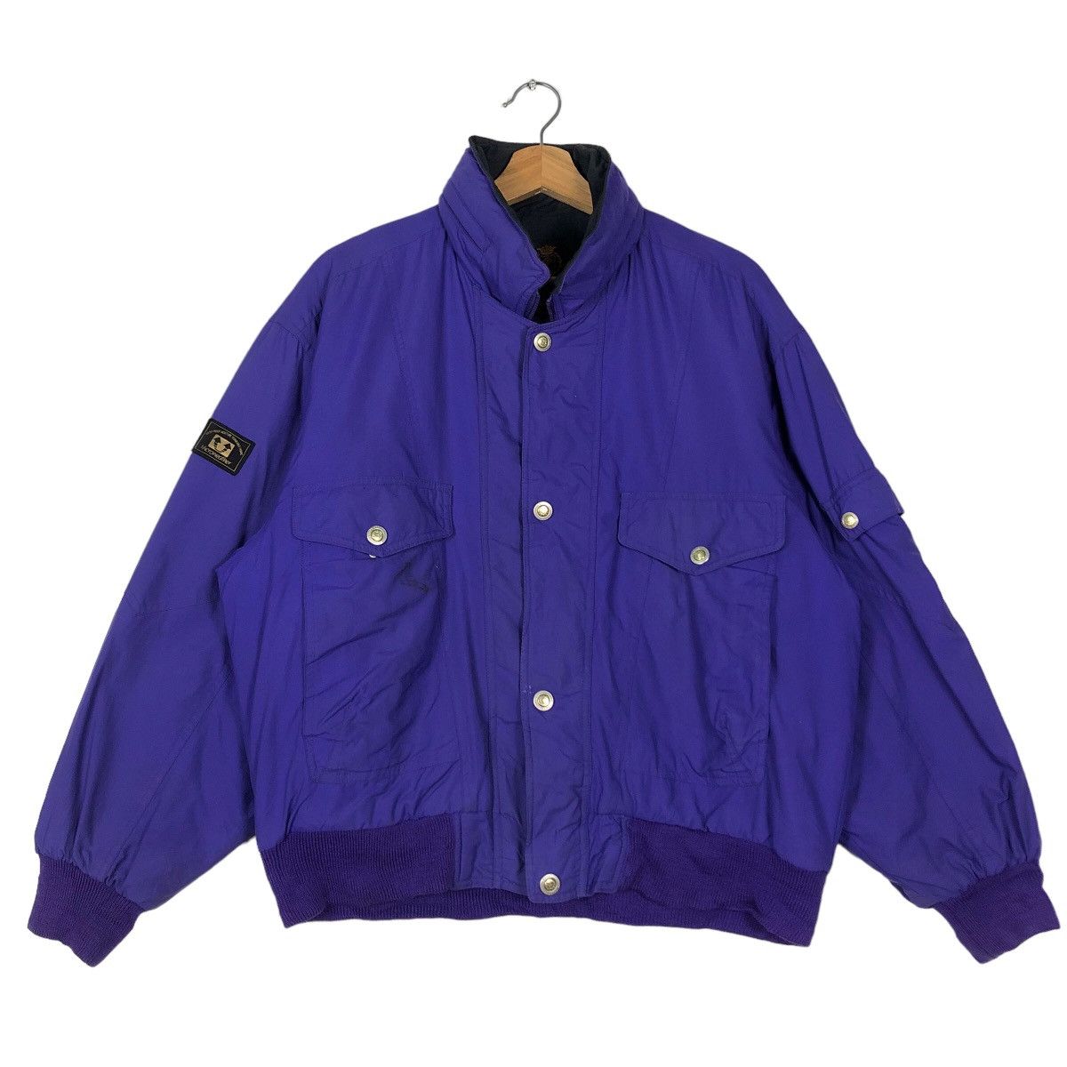 Japanese Brand 🔥90s Vintage Bomber Jacket Ski Parachute Biker Championship Size US M / EU 48-50 / 2 - 1 Thumbnail