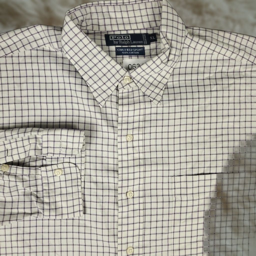 Ralph Lauren Ralph Lauren Check Shirt Mens XL Purple Long Sleeve Casual Button-Up Size US XL / EU 56 / 4 - 1 Thumbnail