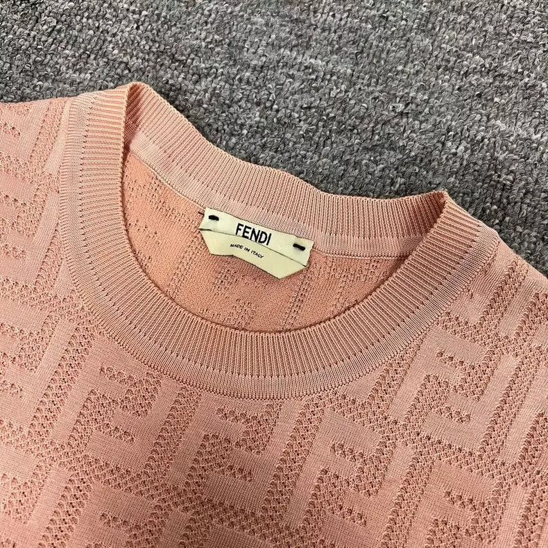 Fendi Fendi Knitted Dress with Double F Print Size US 38 / EU 54 - 4 Thumbnail