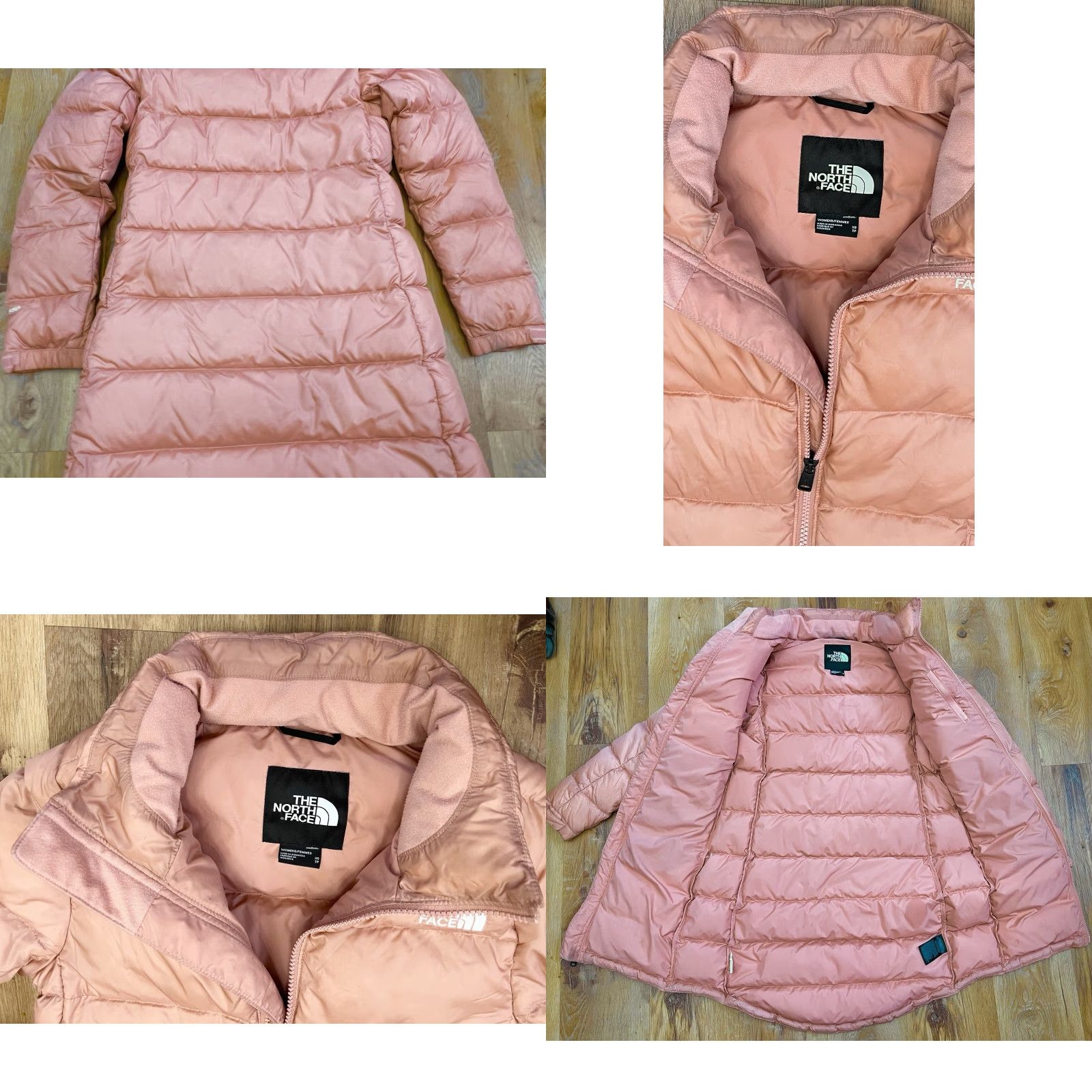 The North Face The North Face Women's Metropolis Parka III Puffer Jacket XS Rose Dawn No Hood Spots Size XS / US 0-2 / IT 36-38 - 8 Thumbnail