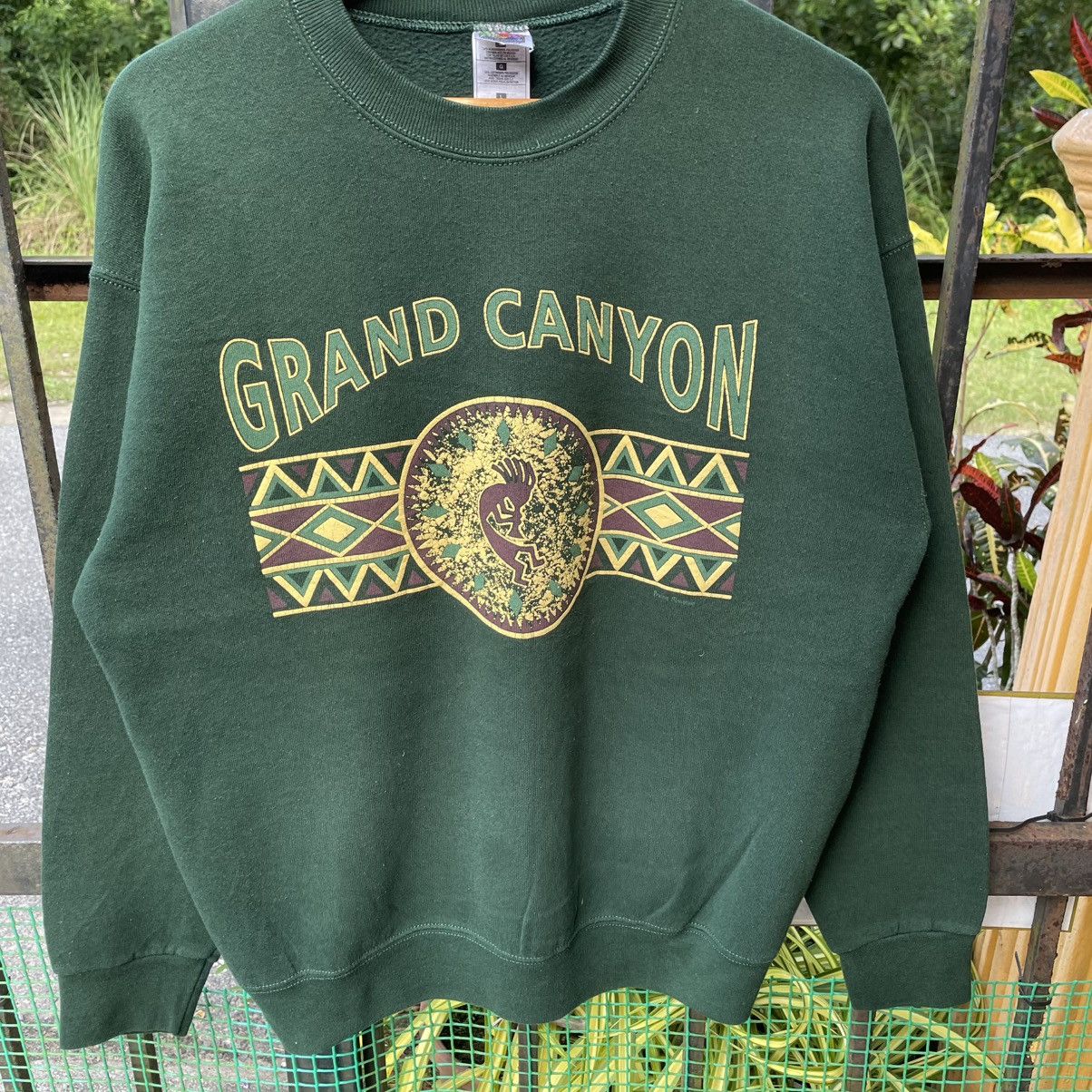 Vintage 🔥Vintage 90s Grand Canyon Native Pop Art Sweatshirts Size US M / EU 48-50 / 2 - 5 Thumbnail