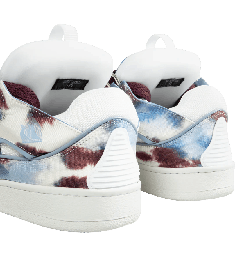 Lanvin o1h1sh11224 Curb Sneaker in Burgundy/Blue Size US 12 / EU 45 - 4 Thumbnail