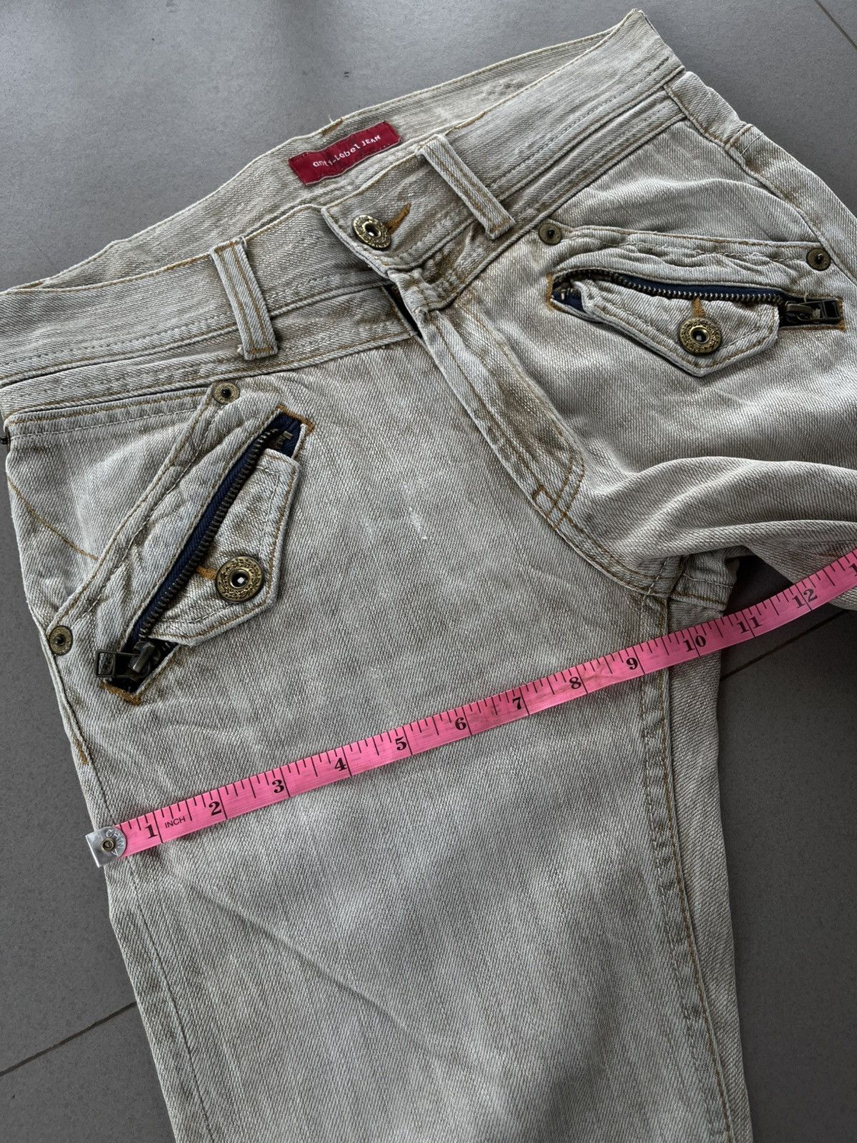 Tornado Mart 2000s JAPANESE ANTI LABEL ZIPPER FLARE BOOT CUT PANTS VKEI Size US 30 / EU 46 - 13 Thumbnail