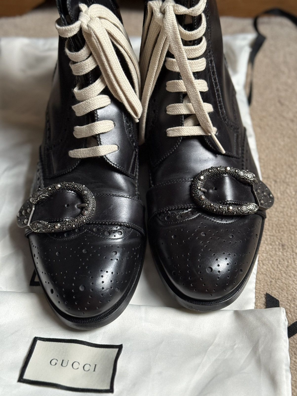 Boots gucci men clearance