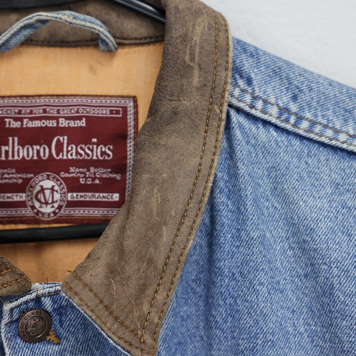 Marlboro × Marlboro Classics RARE Vintage Marlboro Classics Denim Jacket Size US L / EU 52-54 / 3 - 8 Thumbnail