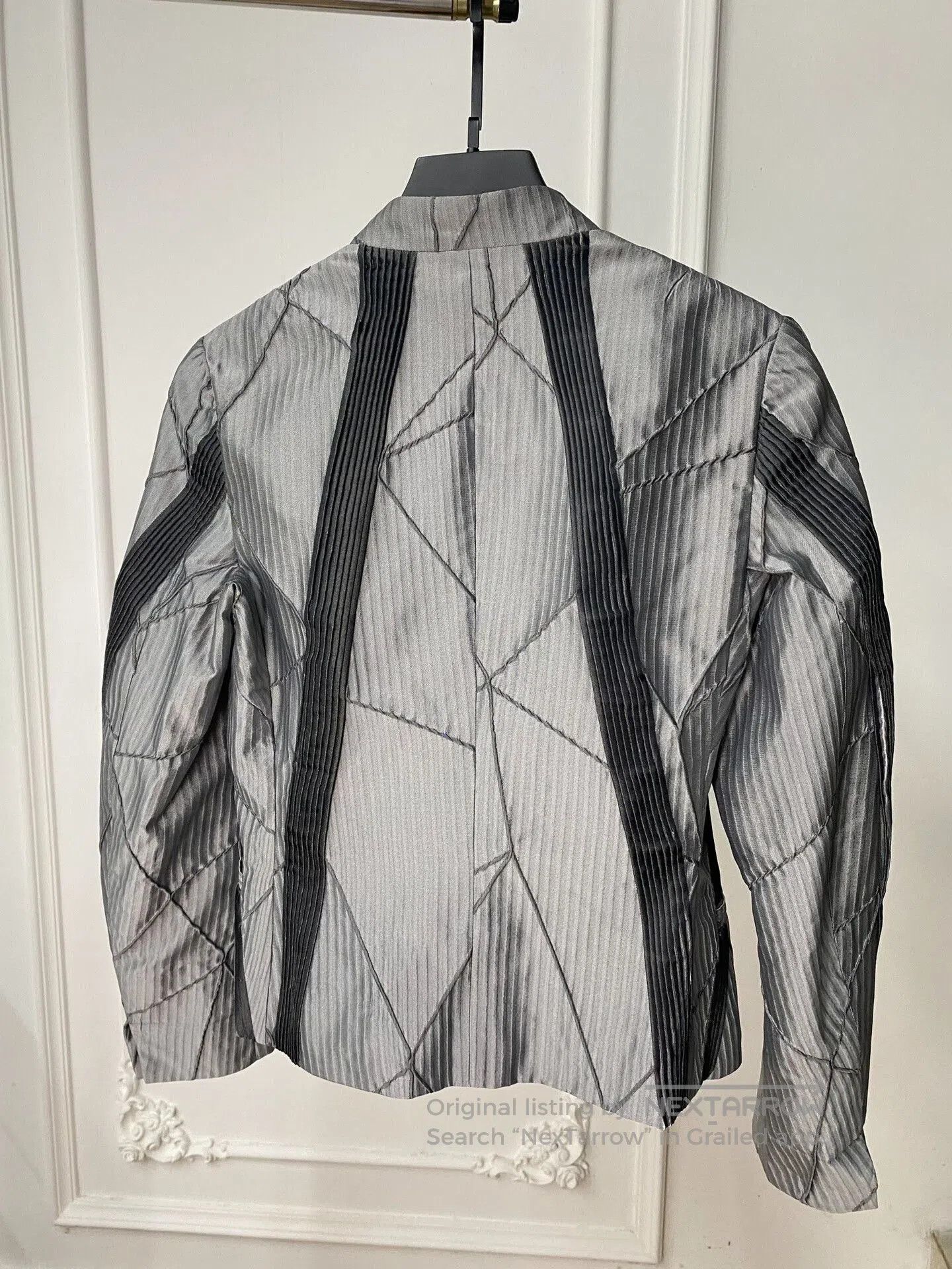 Issey Miyake Issey Miyake Silver Textured Suit. Size US M / EU 48-50 / 2 - 2 Thumbnail
