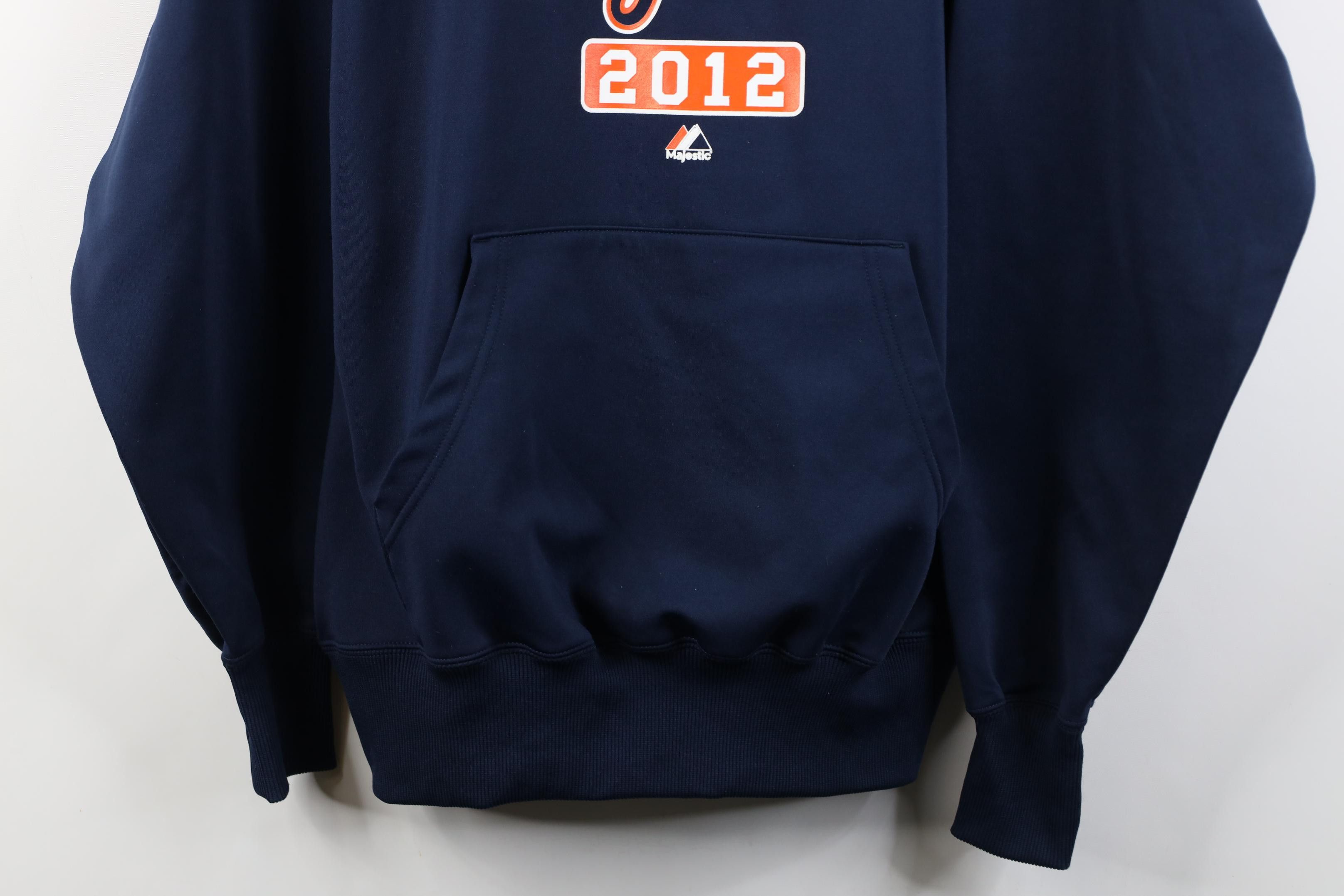 Majestic Y2K Majestic Therma Base Detroit Tigers Baseball Hoodie Size US M / EU 48-50 / 2 - 3 Thumbnail