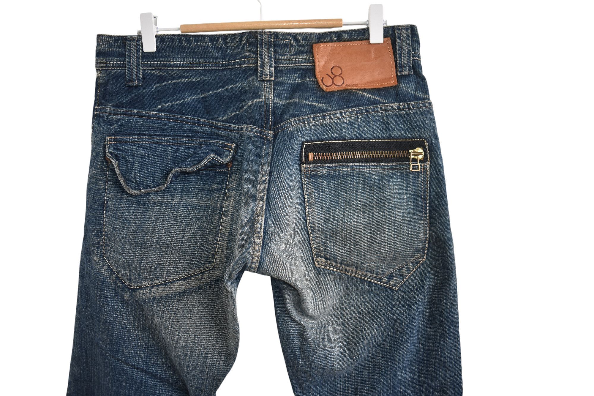 Japanese Brand × Jean × Johnbull WIDE LEG 🔥 Johnbull Kojima Japan denim Jeans Pants W32 Size US 32 / EU 48 - 3 Thumbnail