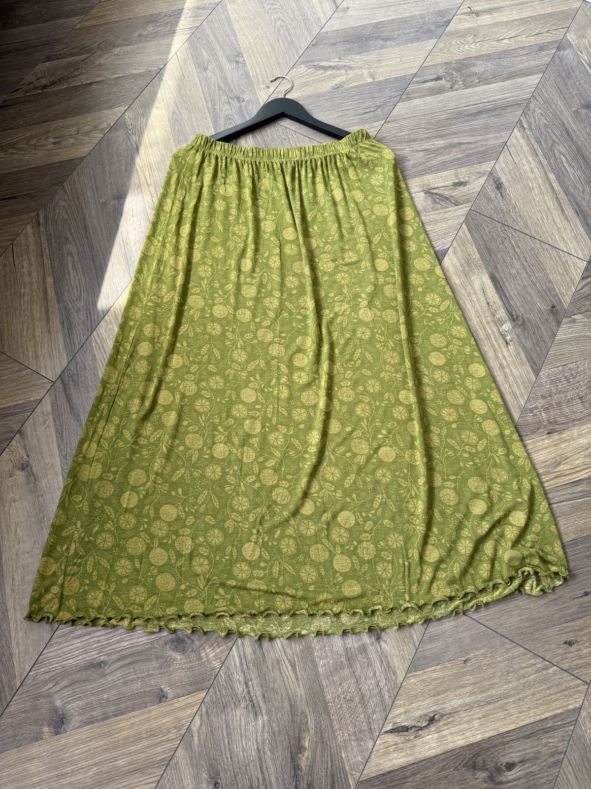 Gudrun Sjoden Vintage Gudrun Sjoden Green A-Line Midi Skirt Womens Size M / US 6-8 / IT 42-44 - 1 Thumbnail
