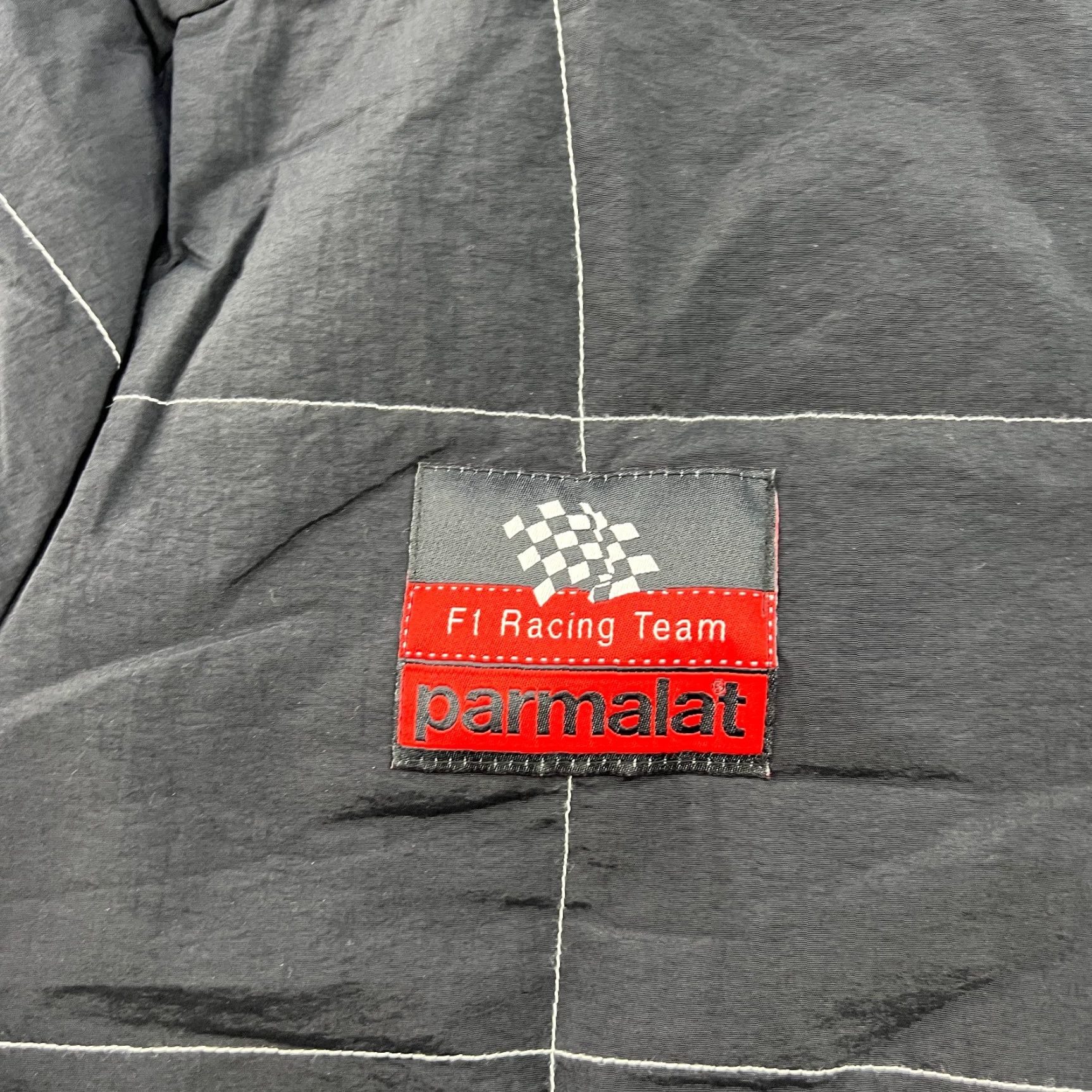 Vintage VINTAGE Parmalat F1 Racing Team World Champions Jacket Medium Black Formula 1 Men M Black Jacket Size US M / EU 48-50 / 2 - 4 Thumbnail