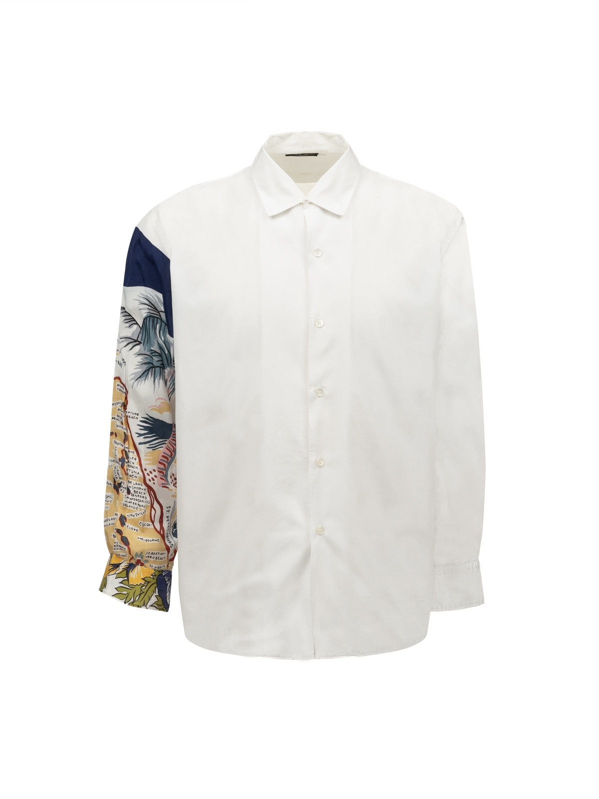 Comme des Garcons Homme Plus COMME des GARÇONS Homme Plus Florida map sleeve shirt Size US L / EU 52-54 / 3 - 1 Thumbnail