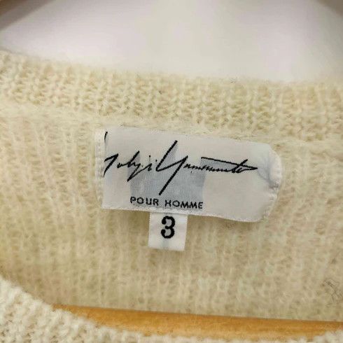 Yohji Yamamoto Yohji Yamamoto POUR HOMME wool beige knit HX-K33-192 Size US L / EU 52-54 / 3 - 6 Thumbnail