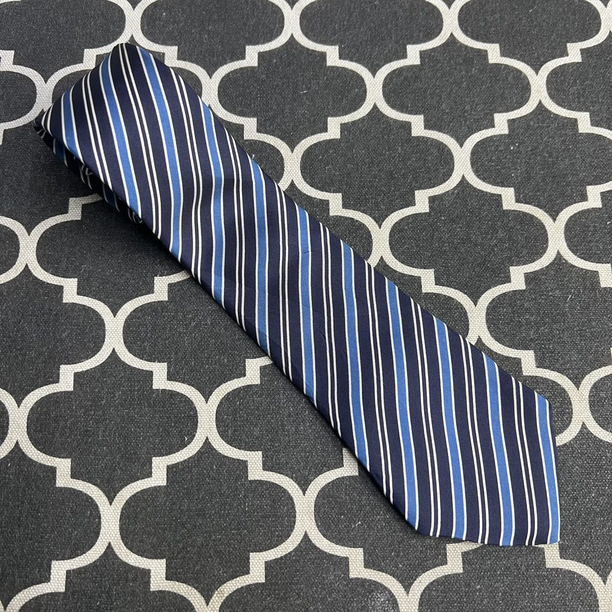 Yves Saint Laurent YVES SAINT LAURENT VINTAGE RETRO STRIPE SILK NECKTIES Size ONE SIZE - 1 Thumbnail