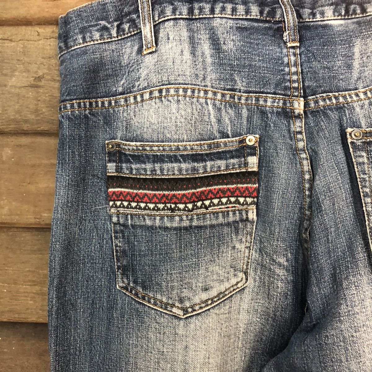 In The Attic In The Attic Blue Distressed Denim Pants #7320 Size US 38 / EU 54 - 15 Thumbnail