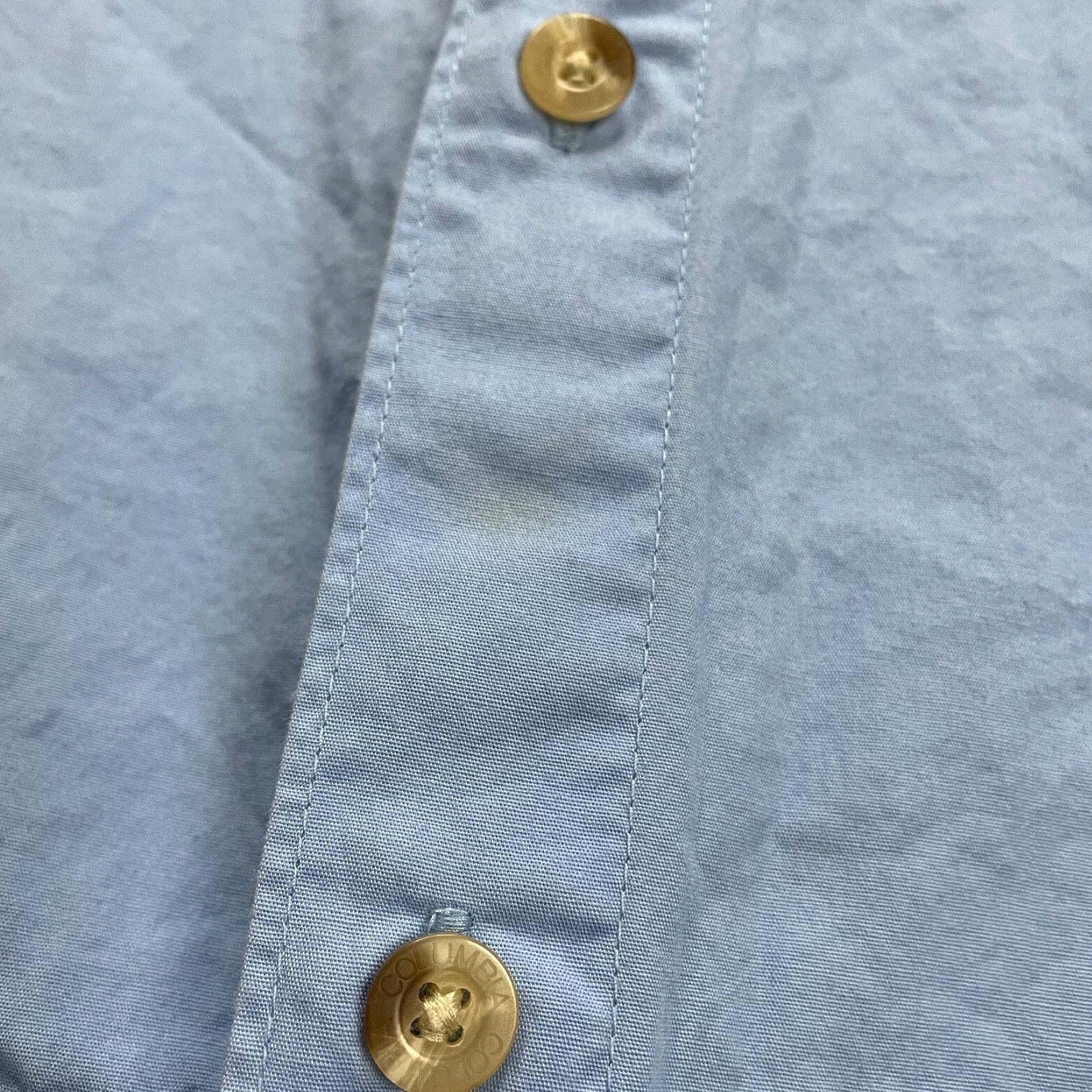 Vintage Columbia PFG Bahama Shirt Men L Blue Button-Down Short Sleeve Fishing Outdoor Mens Size US L / EU 52-54 / 3 - 6 Thumbnail