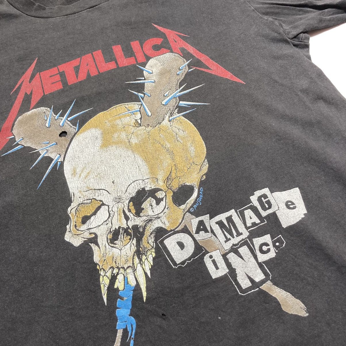Band Tees metallica damage inc tour pushead trash heavy metal rock Size US M / EU 48-50 / 2 - 3 Thumbnail