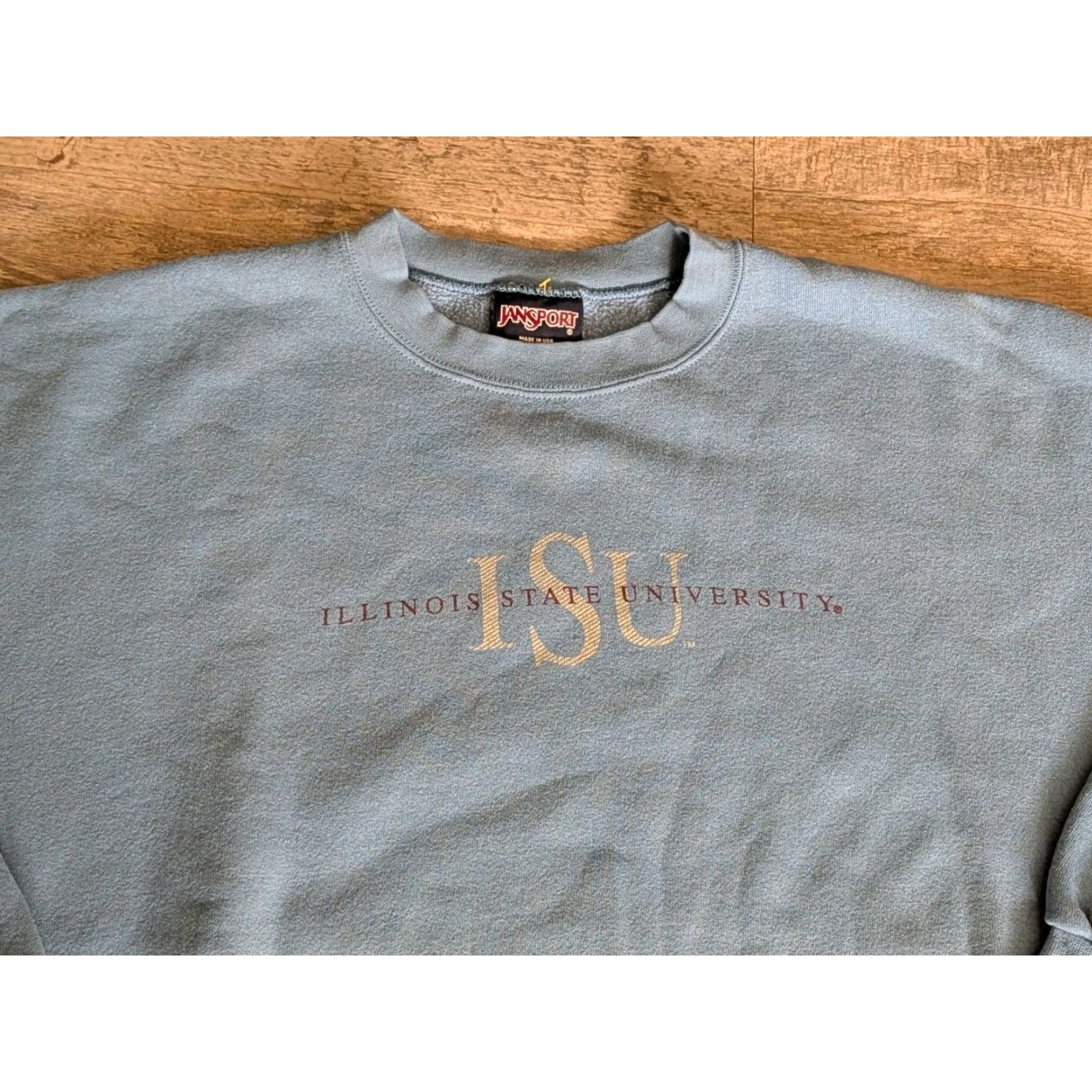 Jansport Vtg Jansport 90s Illinois State University Crewneck Sweatshirt XL Blue USA Made Size US XL / EU 56 / 4 - 2 Thumbnail