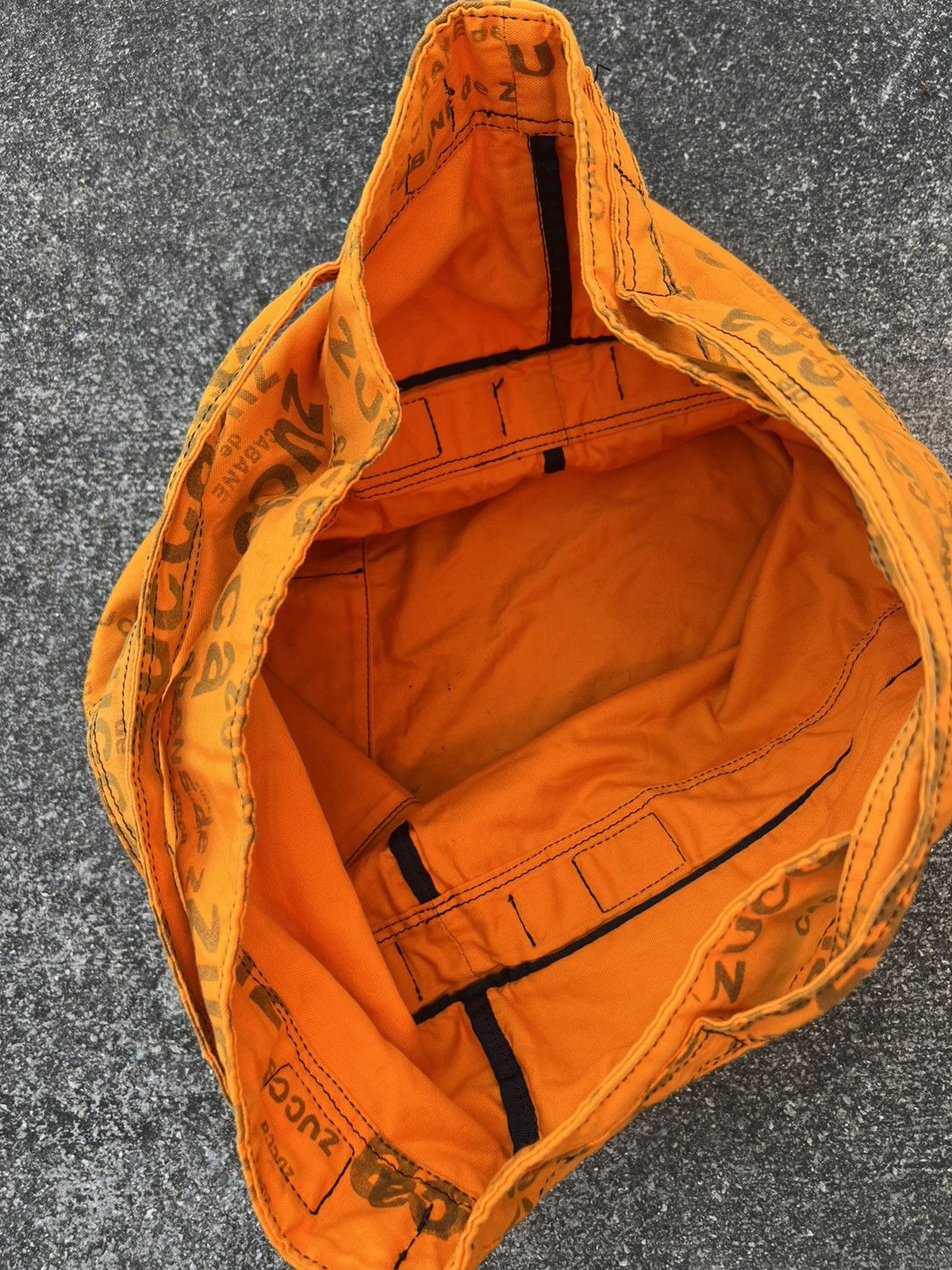 Issey Miyake Vintage Issey Miyake ZUCCA Monogram Orange Handle Bag Size ONE SIZE - 14 Thumbnail