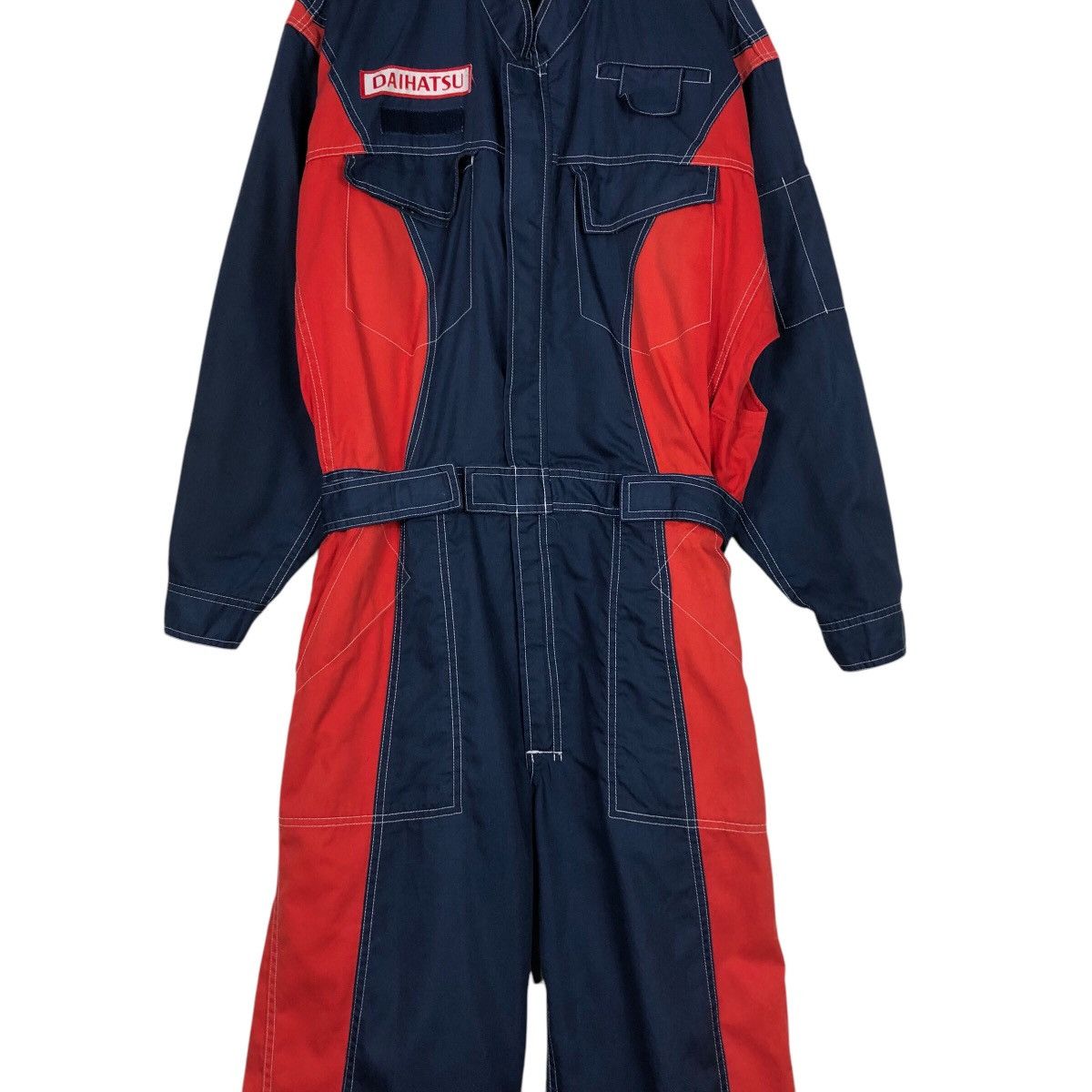 Japanese Brand 📌Vintage Coverall Worker Racing Daihatsu JDM Big Logo Size US 38 / EU 54 - 7 Thumbnail