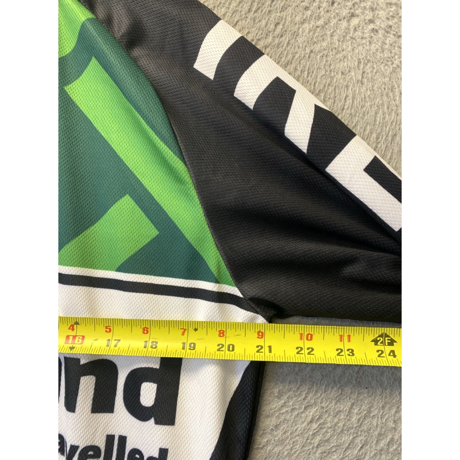 Vintage Dolmen Cycling XL Jersey Men Black Green Graphic Pullover Top /154-33 Size US XL / EU 56 / 4 - 6 Thumbnail