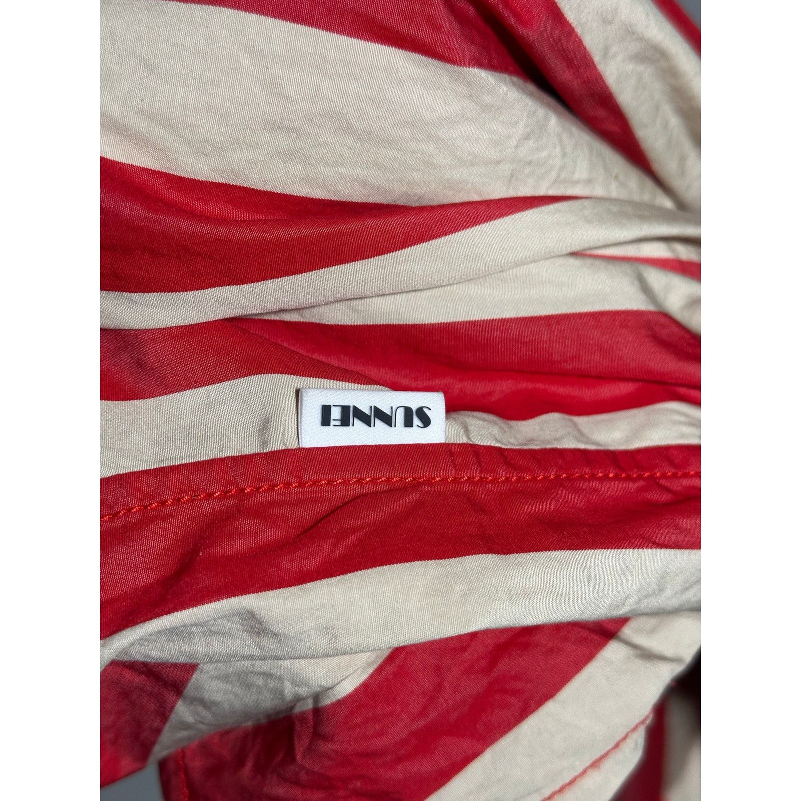Sunnei Sunnei Red Striped Button Up Size US M / EU 48-50 / 2 - 4 Thumbnail