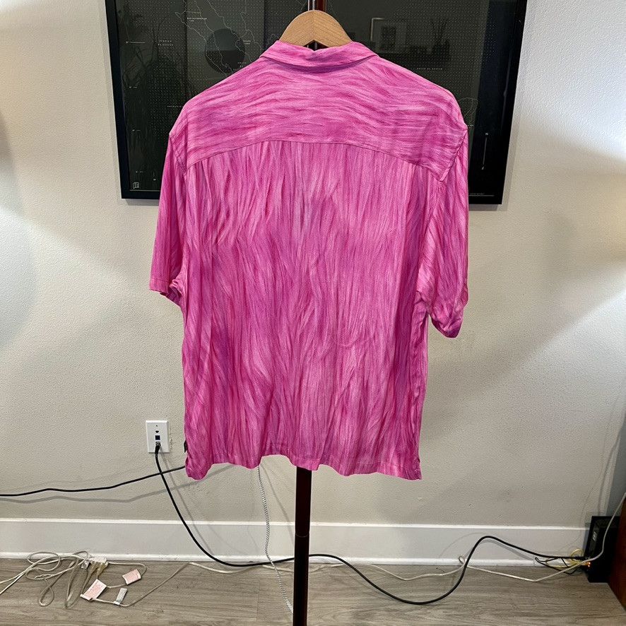 Stussy Stussy - Fur Print Short Sleeve Shirt (#1110282) - Pink Size US M / EU 48-50 / 2 - 2 Thumbnail