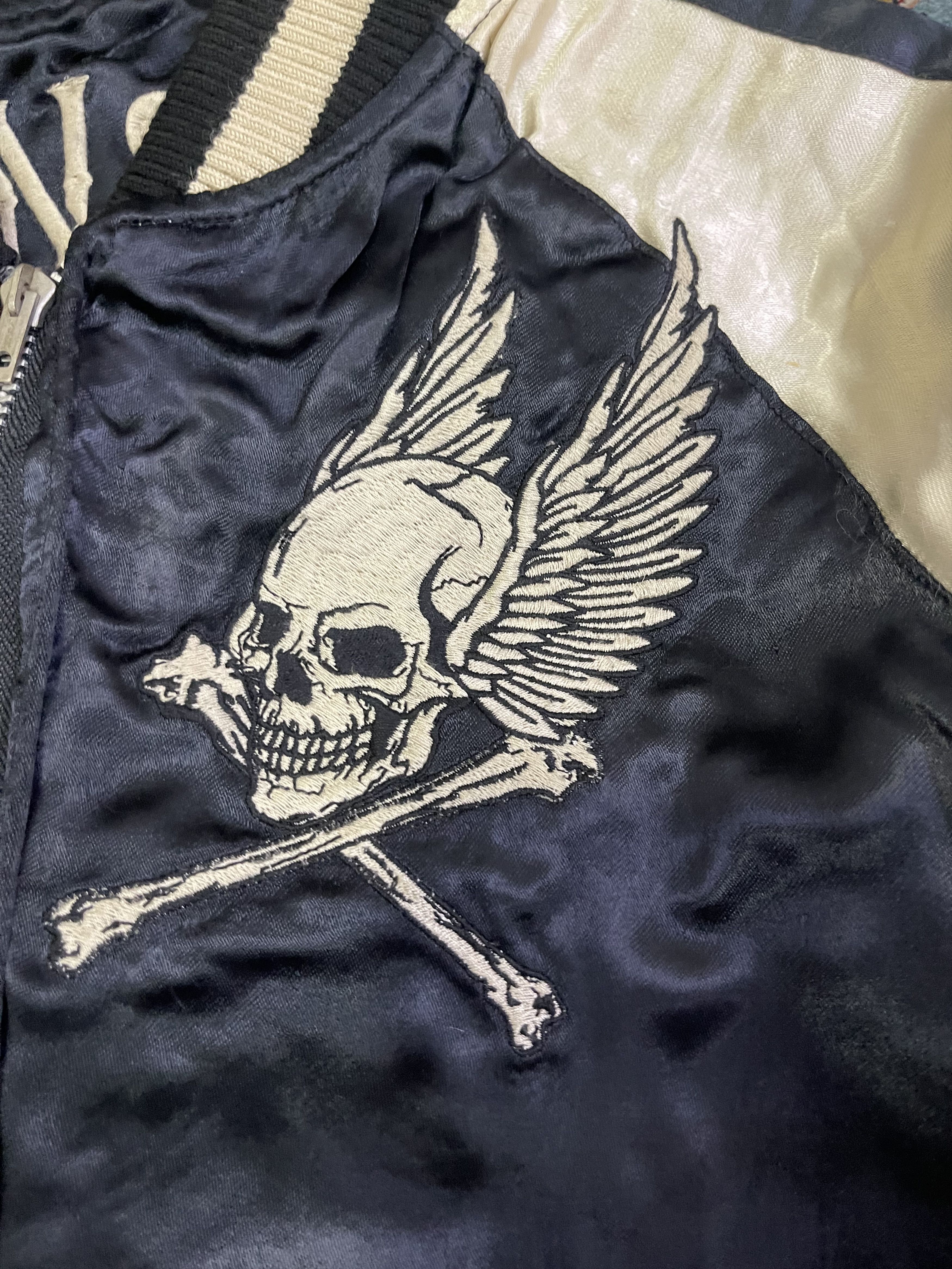 Vanson Leathers RARE Vanson Sukajan Sourvenir Satin Jacket Embroidery Size US S / EU 44-46 / 1 - 19 Thumbnail