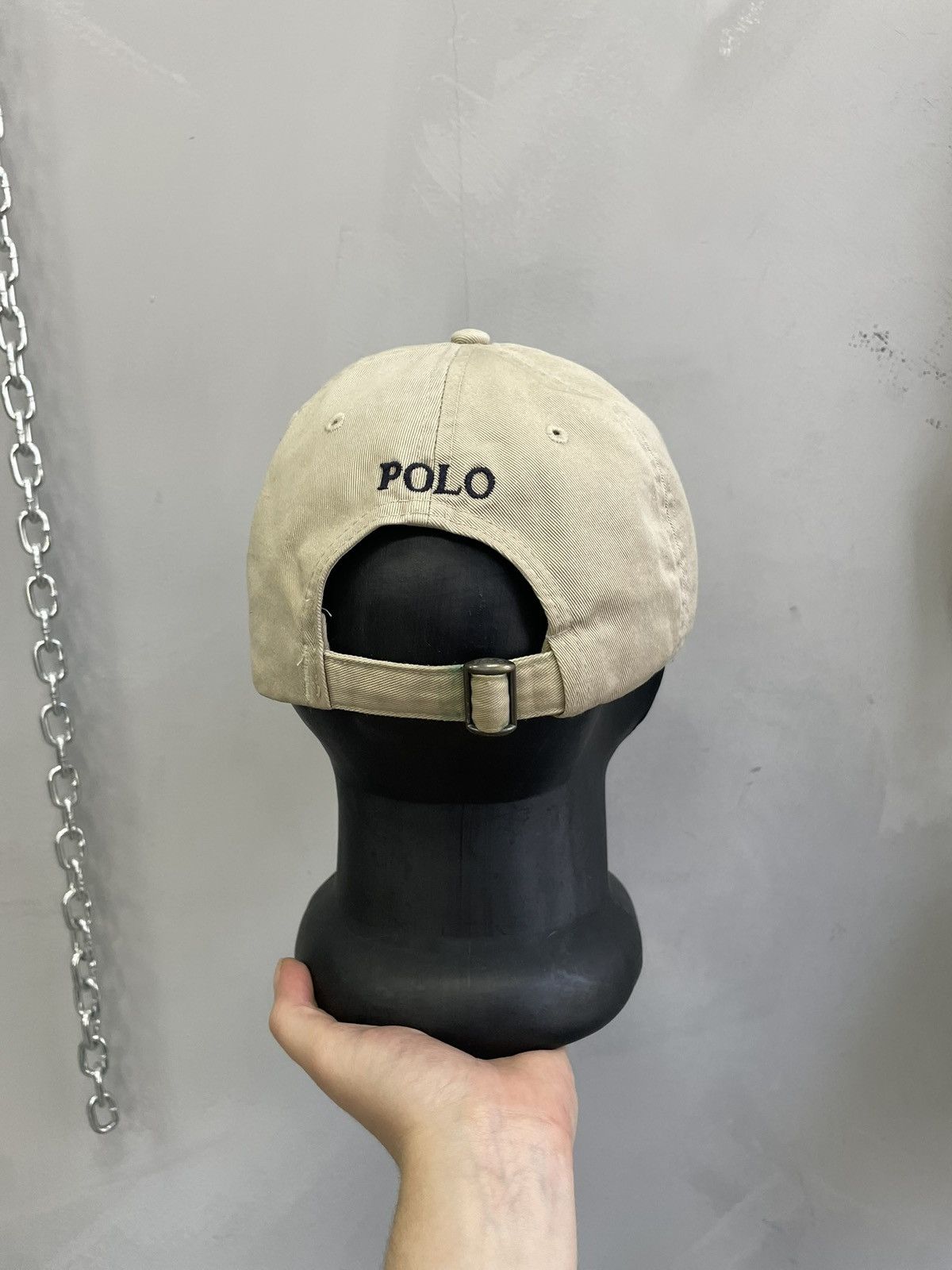 Polo Ralph Lauren Polo Ralph Lauren Beige Classic Logo Cap y2k Size ONE SIZE - 5 Thumbnail