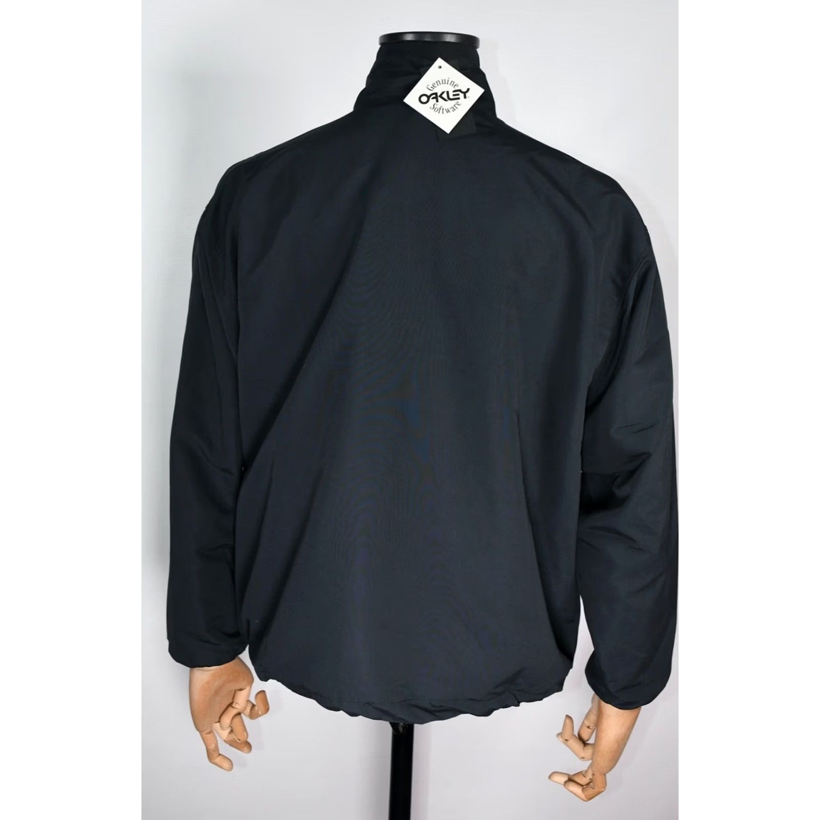 Oakley Oakley Jacket Men S Anorak Black 100% Polyester NEW Vintage? Size US S / EU 44-46 / 1 - 6 Thumbnail