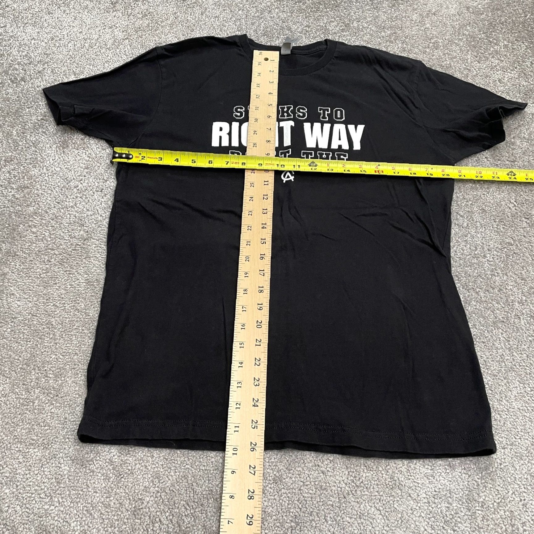 Next Level Next Level T-Shirt Mens Large Black Crew Neck Short Sleeve Graphic Print Casual Tee Size US L / EU 52-54 / 3 - 7 Thumbnail