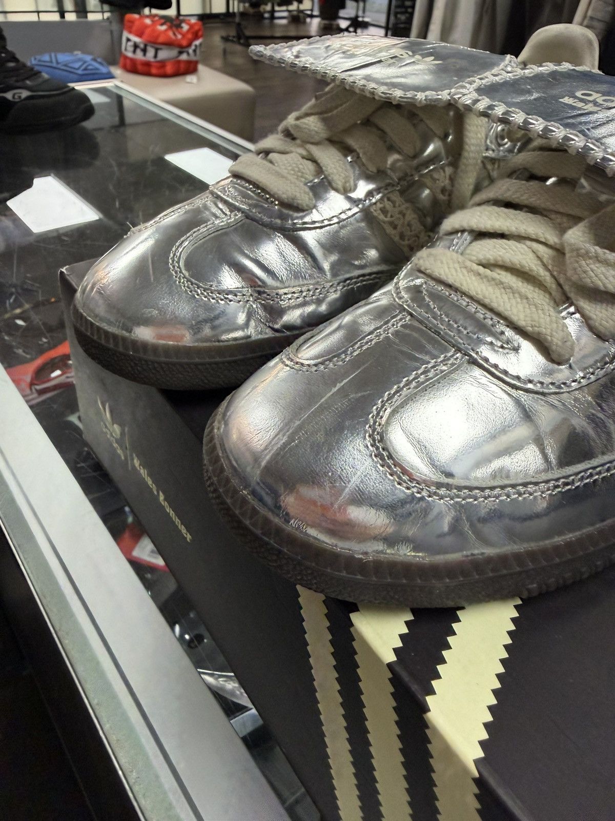 Adidas × Wales Bonner Adidas Wales Bonner Samba Silver 9.5 Size US 9.5 / EU 42-43 - 10 Thumbnail