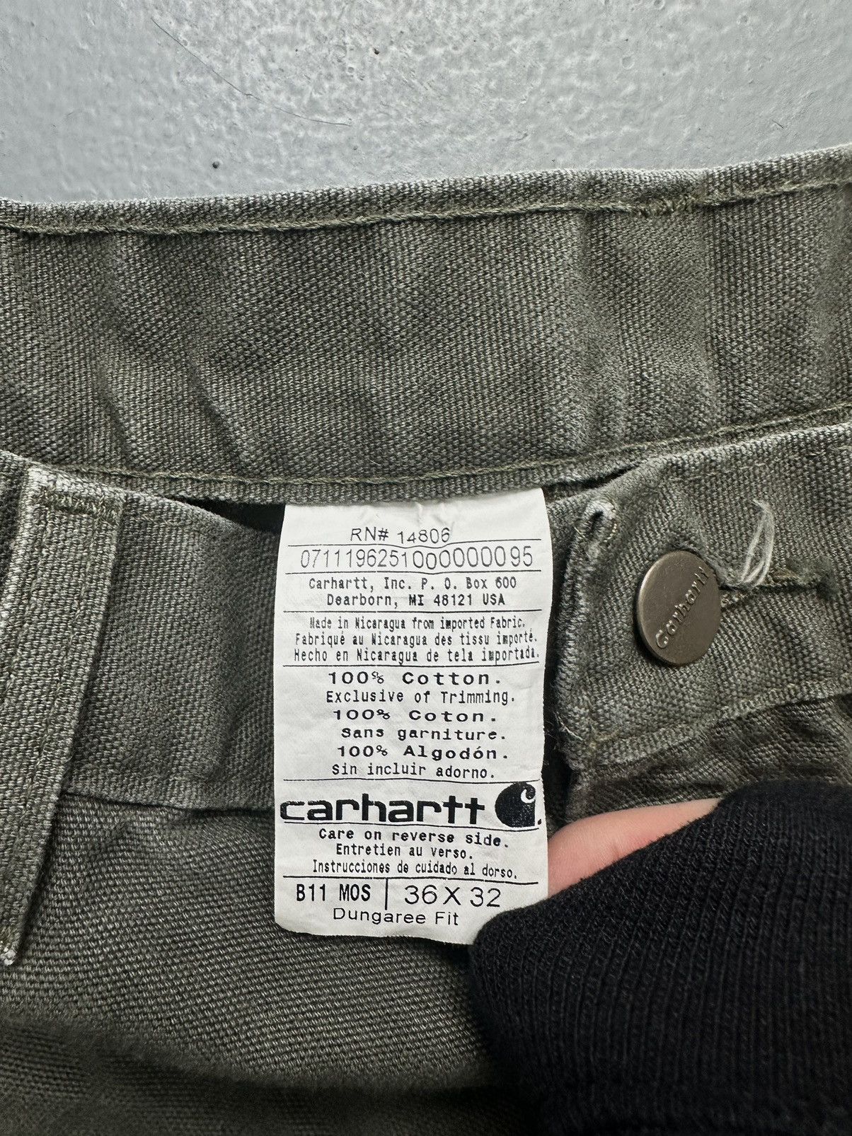 Carhartt × Vintage Vintage Carhartt Carpenter Pants Workwear Skater Size US 36 / EU 52 - 5 Thumbnail