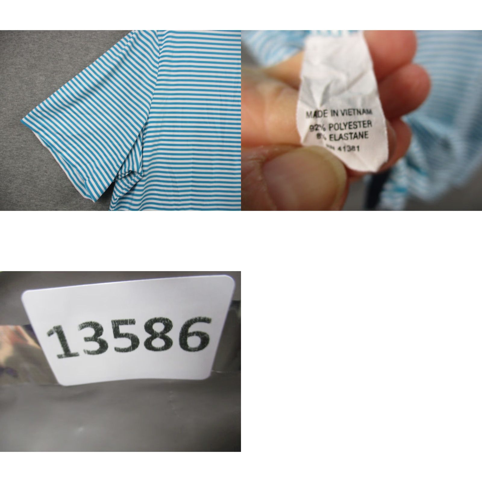 RLX Ralph Lauren VINTAGE RLX Ralph Lauren Polo Shirt XL Blue Stripe Stretch Mens Shirt XL Blue Stripe Polo RLX Ralph Lauren Size US XL / EU 56 / 4 - 8 Thumbnail