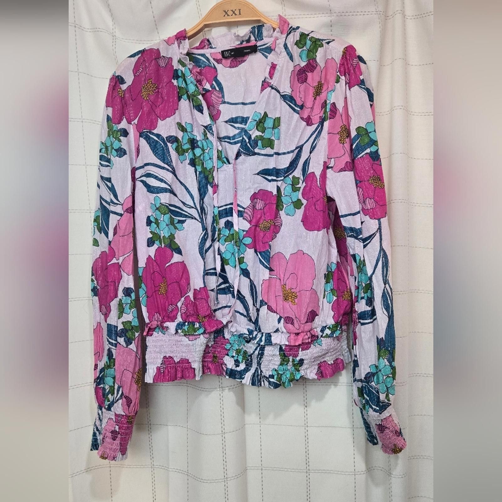 Other INC Cotton Blouse Size L / US 10 / IT 46 - 1 Thumbnail