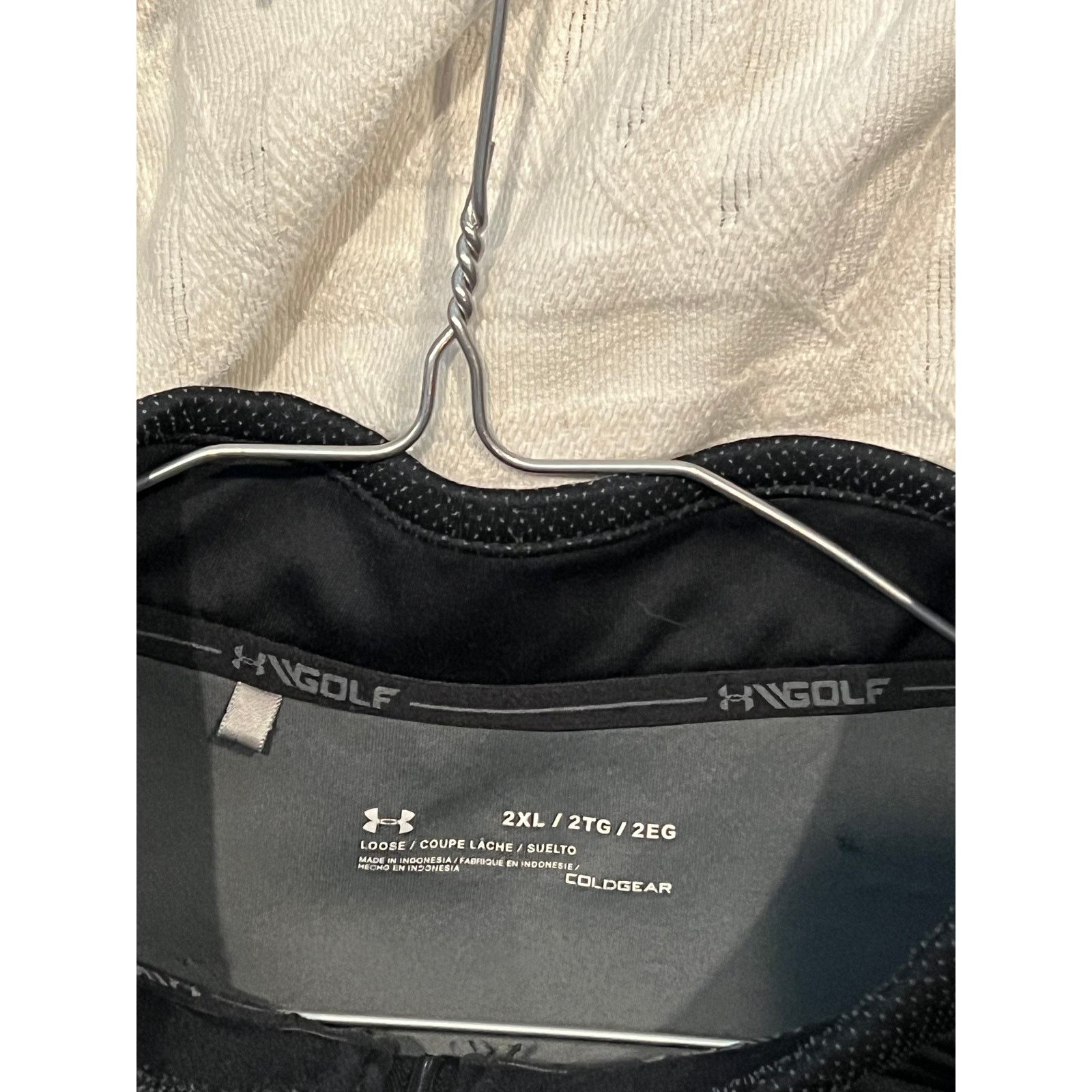 Under Armour Under Armour Coldgear Qtr Zip Sweat Shirt Black Mens 2XL Size US XXL / EU 58 / 5 - 3 Thumbnail