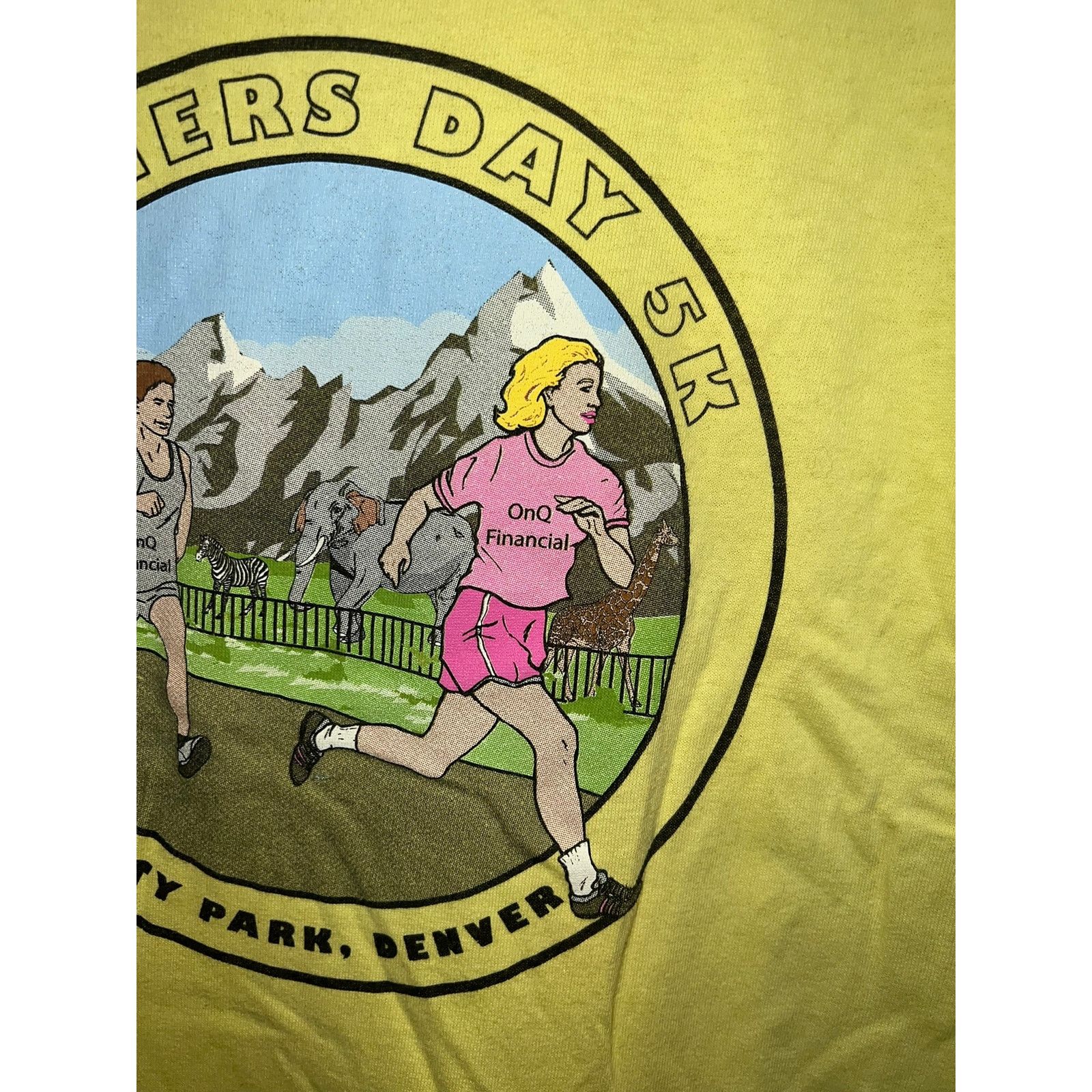 Anvil Mothers Day 5K Shirt City Park Denver Colorado Runner Run M Size US M / EU 48-50 / 2 - 4 Thumbnail
