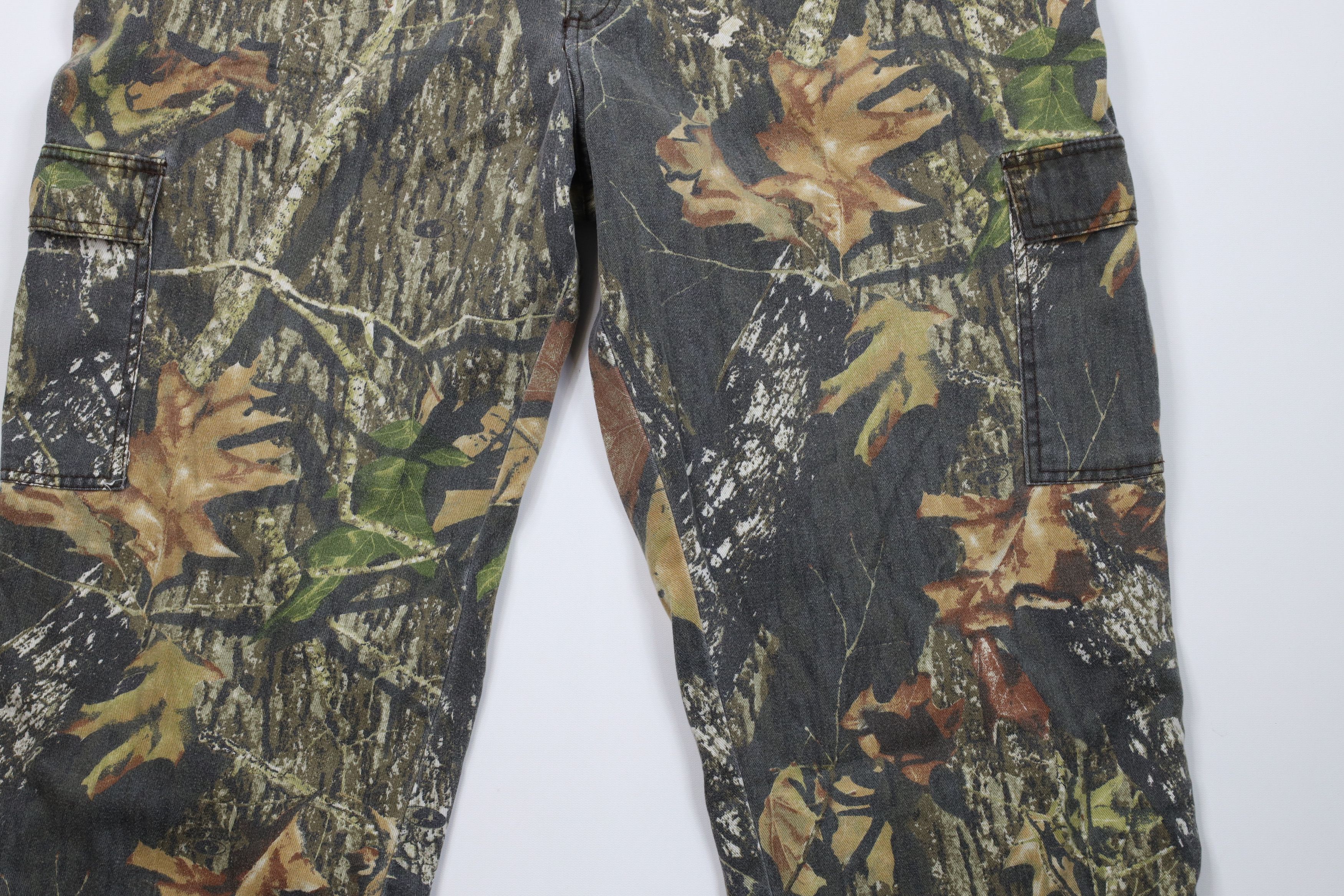 Vintage Vintage Streetwear Mossy Oak Camouflage Wide Leg Cargo Pants Size US 40 / EU 56 - 3 Thumbnail