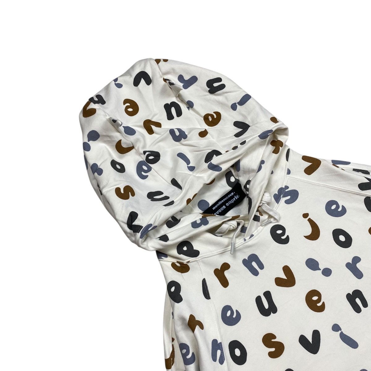 Issey Miyake Mercibeaucoup by Issey Miyake Allover Print Hoodie Size US L / EU 52-54 / 3 - 3 Thumbnail