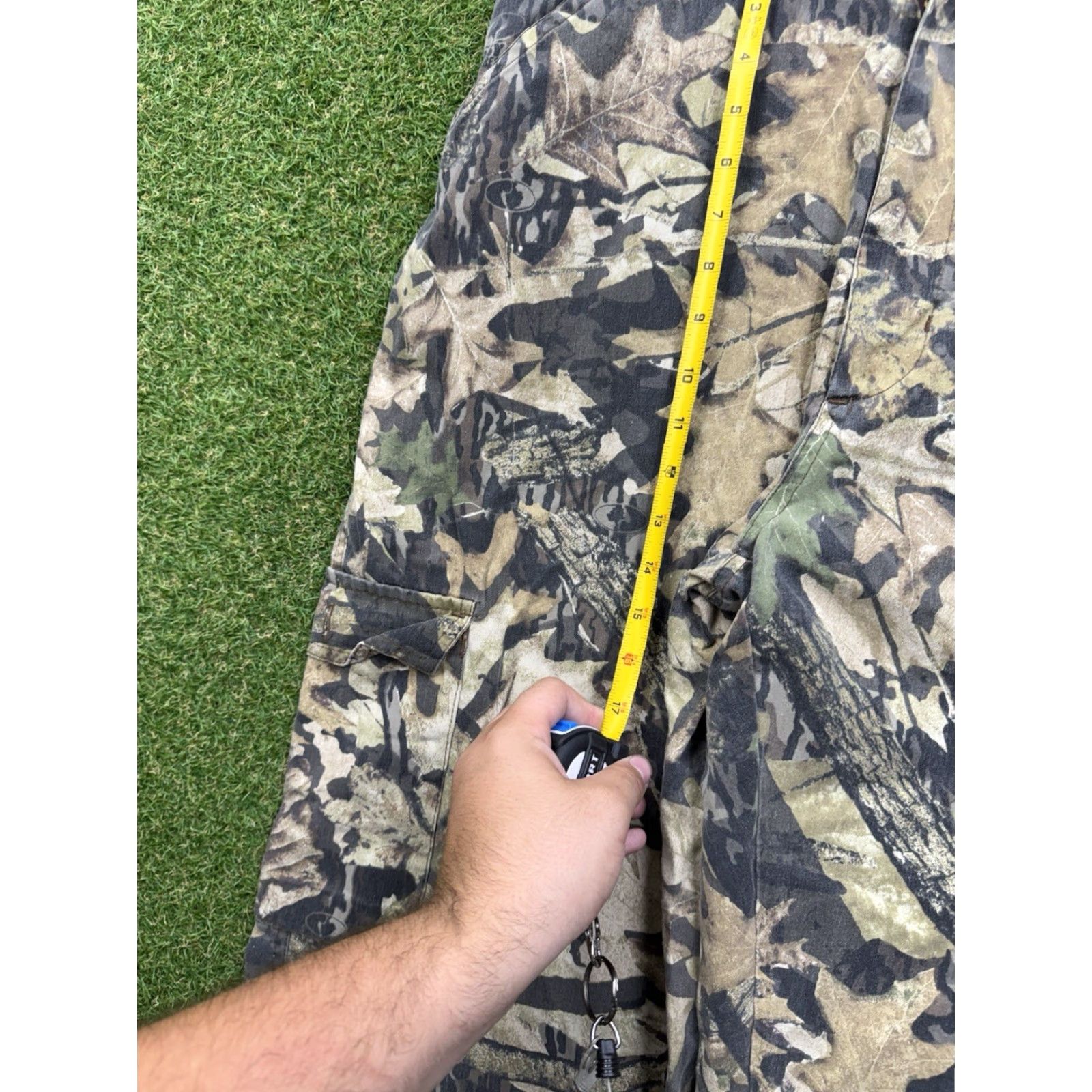 Jerzees VINTAGE Jerzees Outdoors Pants Mens Large Camouflage Mossy Oak Cargo Hunting Workwear Nepal Size US 33 - 5 Thumbnail