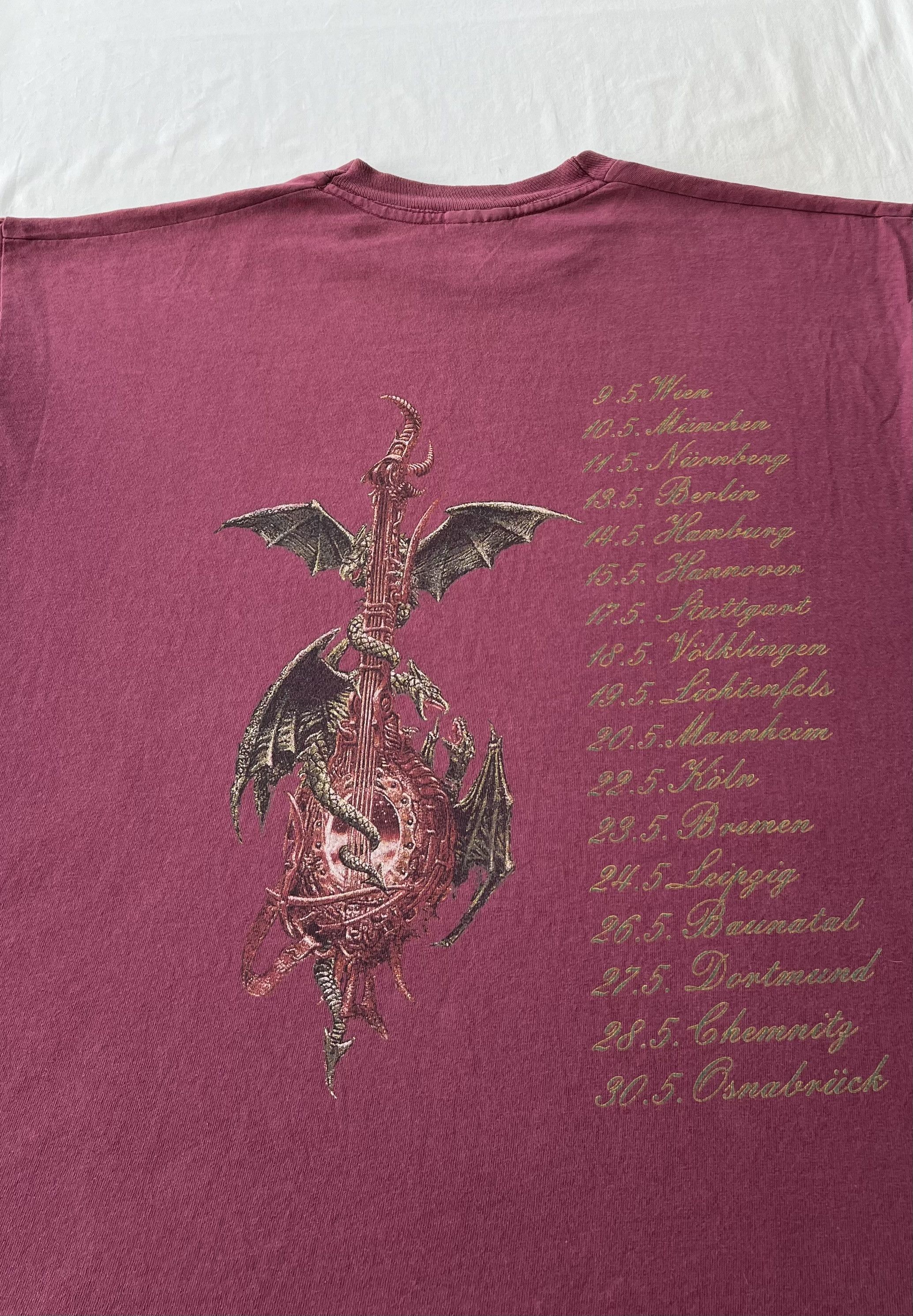 Band Tees Vintage 90s Blind Guardian Metal Band T-shirt Size US XL / EU 56 / 4 - 13 Thumbnail