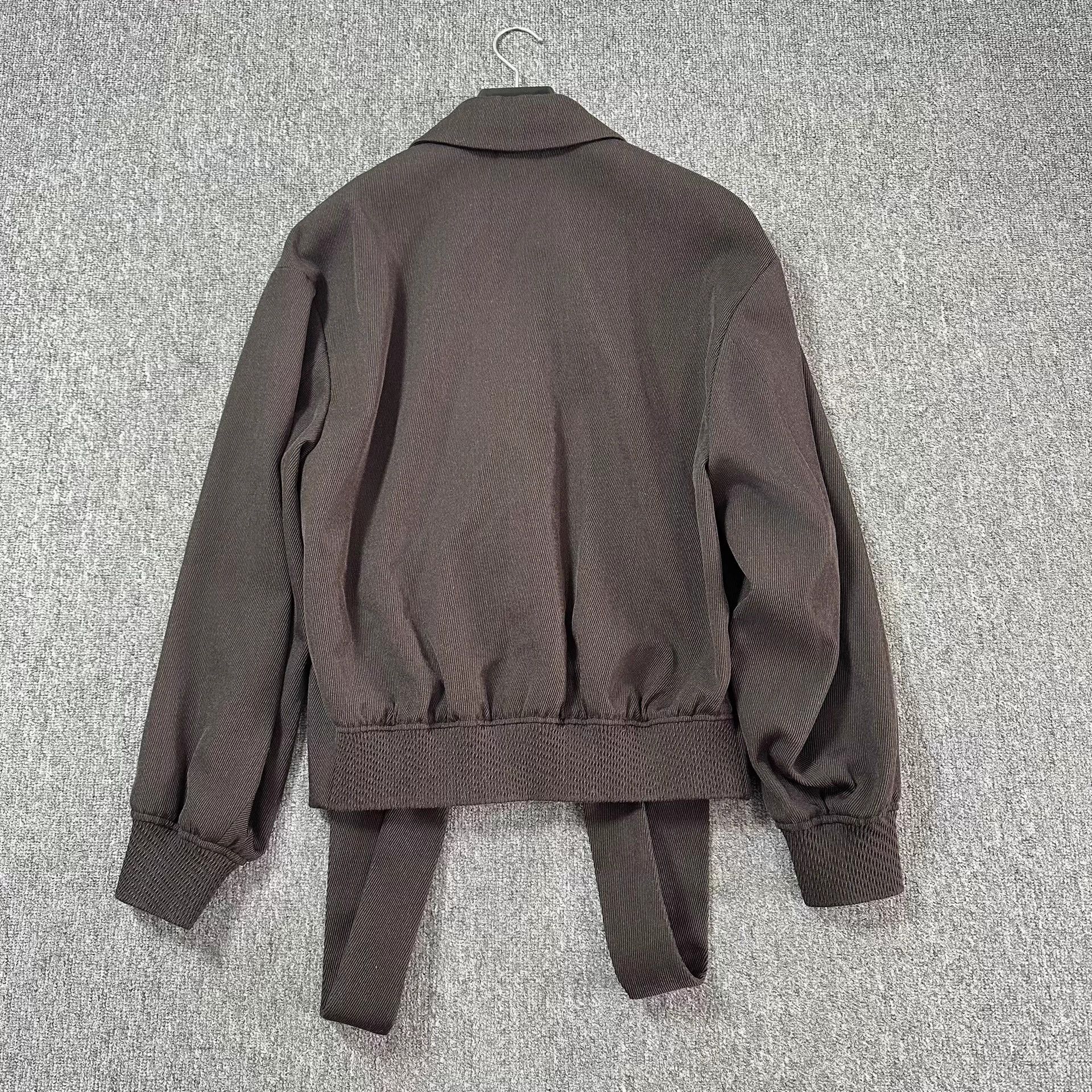 Dior Dior Man 23fw Mocha Brown Wool Ribbon Suit-Collar Blouson Size US M / EU 48-50 / 2 - 5 Thumbnail