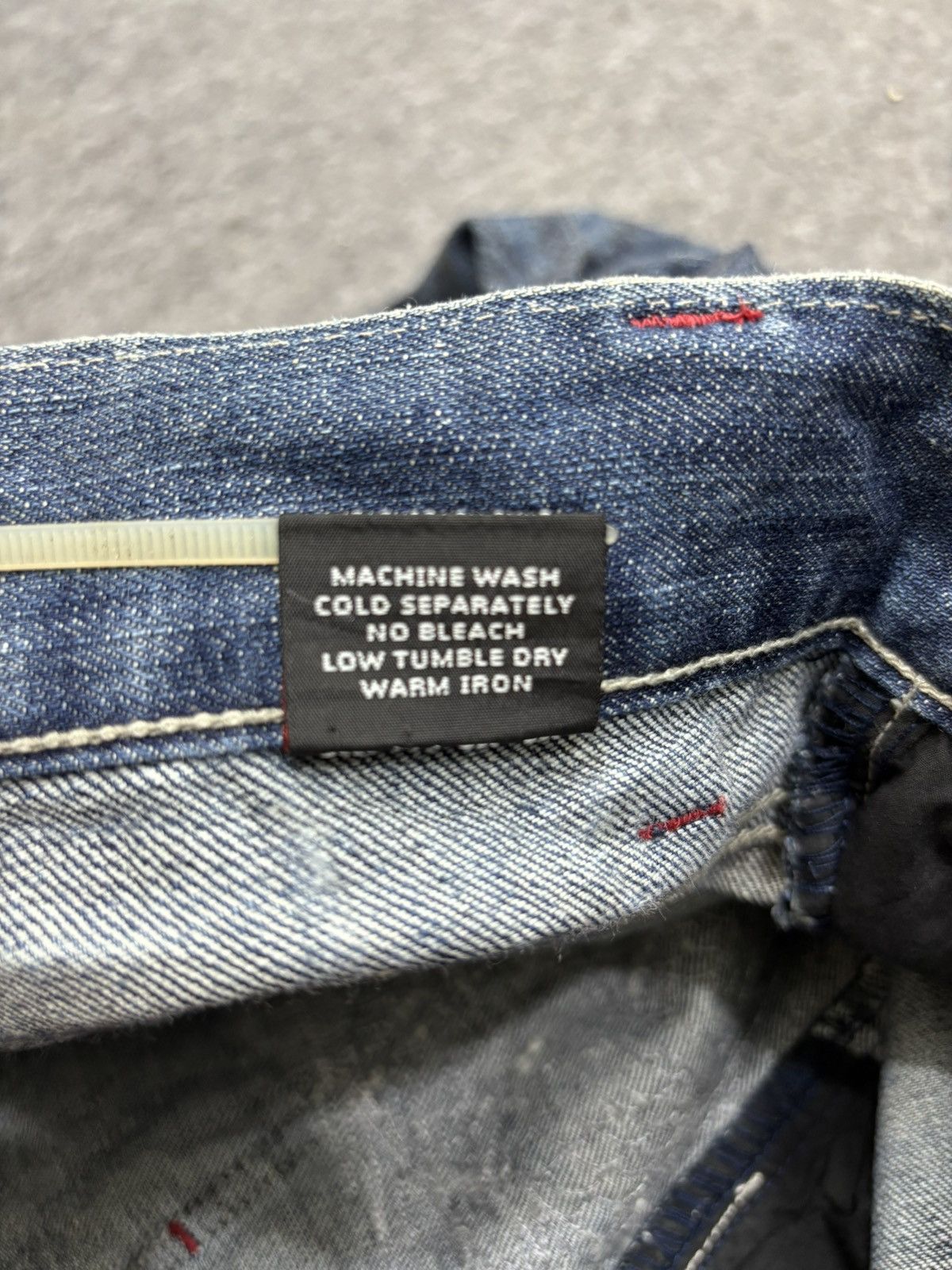 Japanese Brand 💥Dragon Embroidery💥Tribal Insane Blue Wash Denim F652 Size US 34 / EU 50 - 23 Thumbnail