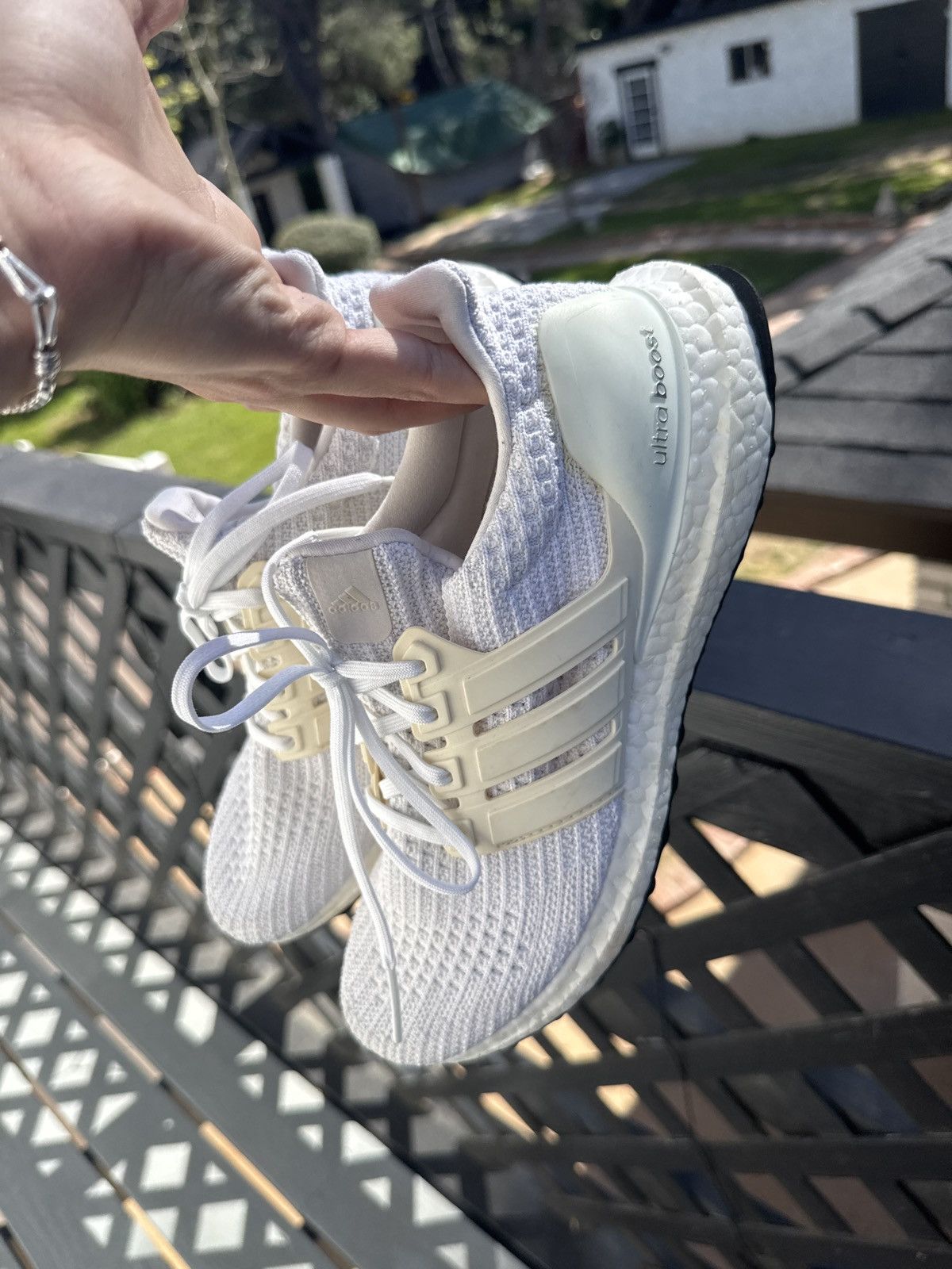 Adidas White ultra boost Size US 7.5 / IT 37.5 - 4 Thumbnail