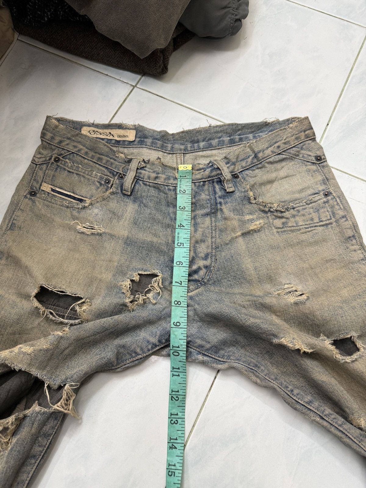 14th Addiction 🔥🔥🔥ARCHIVE OSSA MONDO RAGS PUNK JEANS Size US 32 / EU 48 - 20 Thumbnail