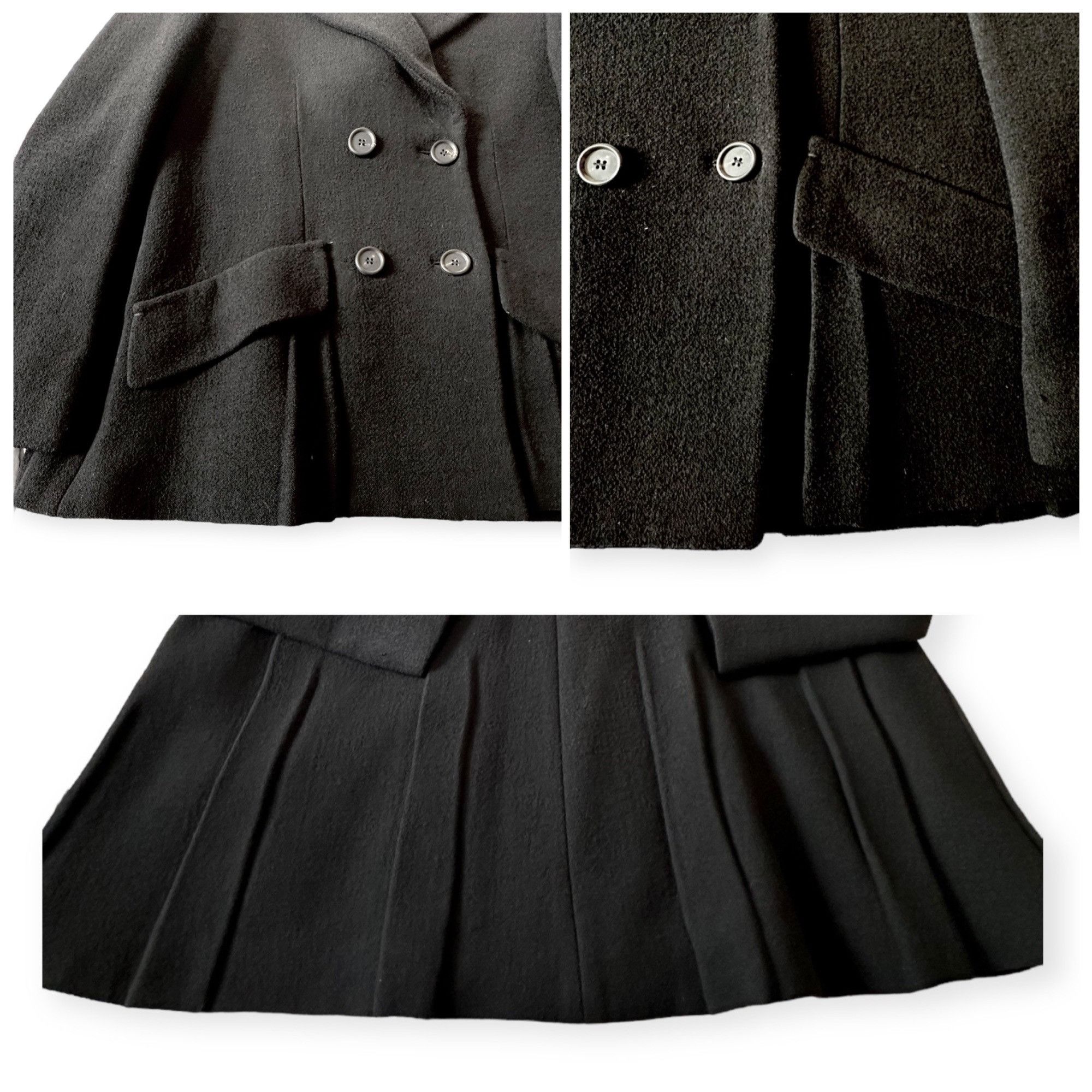 Prada Prada Archival F/W 2009 Runway Look 14 Double-Breasted Wool Size M / US 6-8 / IT 42-44 - 13 Thumbnail