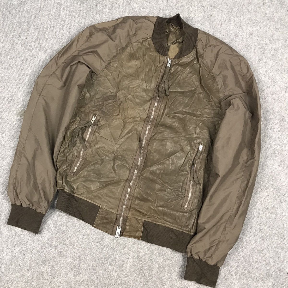 Allsaints ALLSAINTS LEATHER BOMBER JACKET Size US S / EU 44-46 / 1 - 4 Thumbnail