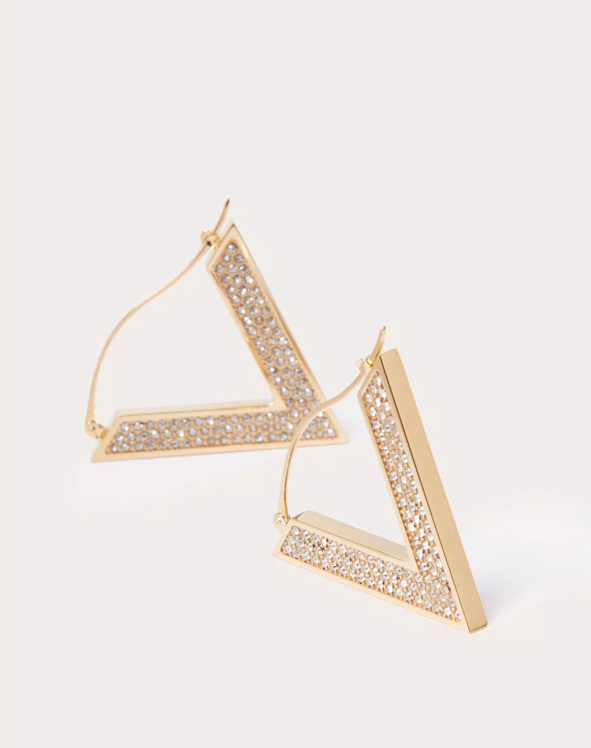 Valentino oc11z0725 Size:OS/Swarovski® Crystal Earrings in Golden Size ONE SIZE - 4 Thumbnail