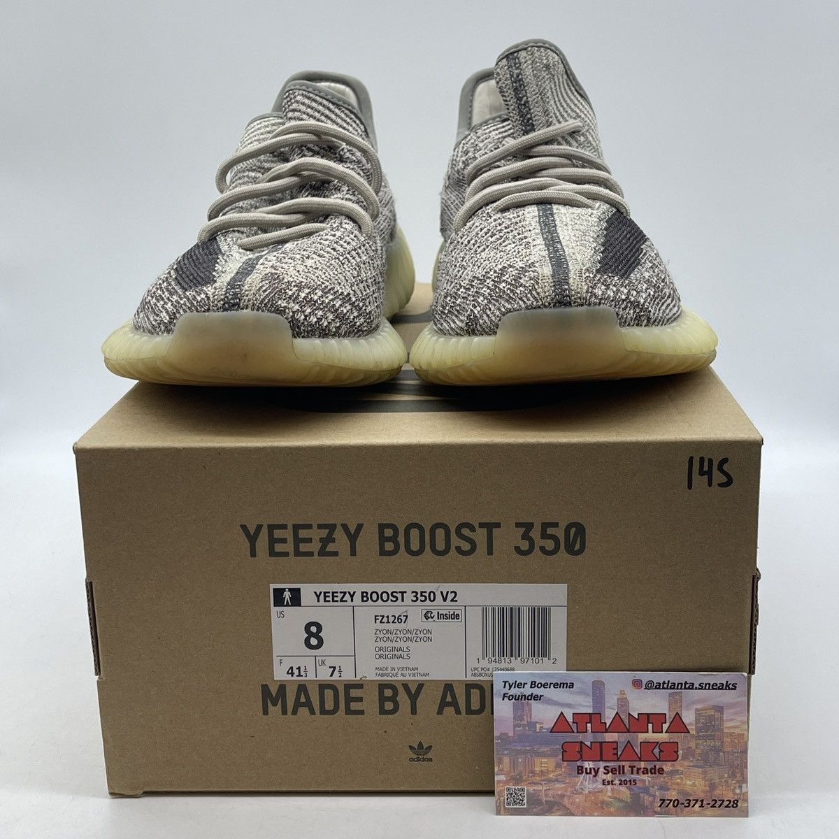 Adidas Yeezy boost 350 V2 zyon Size US 8 / EU 41 - 2 Thumbnail
